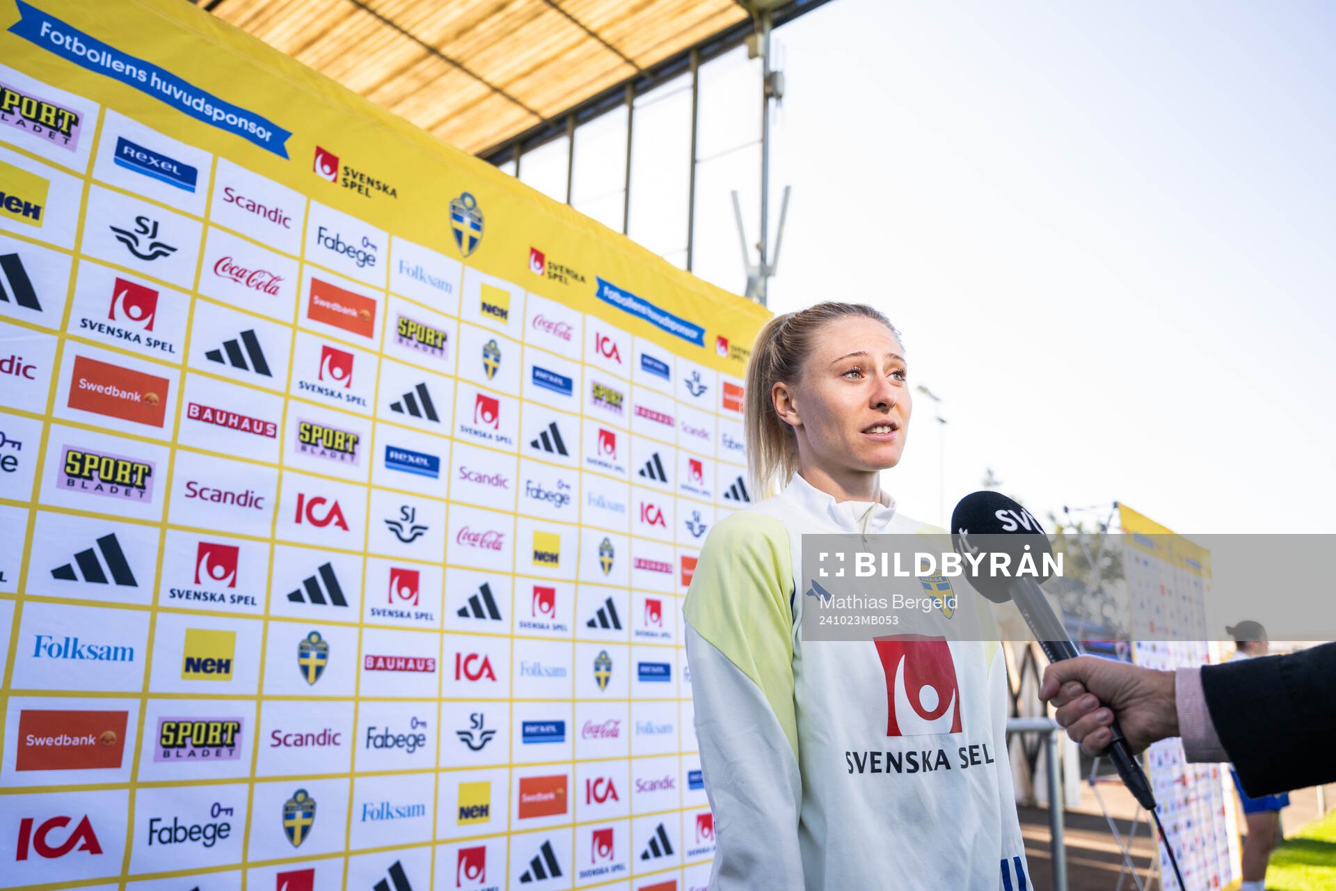Rebecka Blomqvist of the Swedish women's national football
