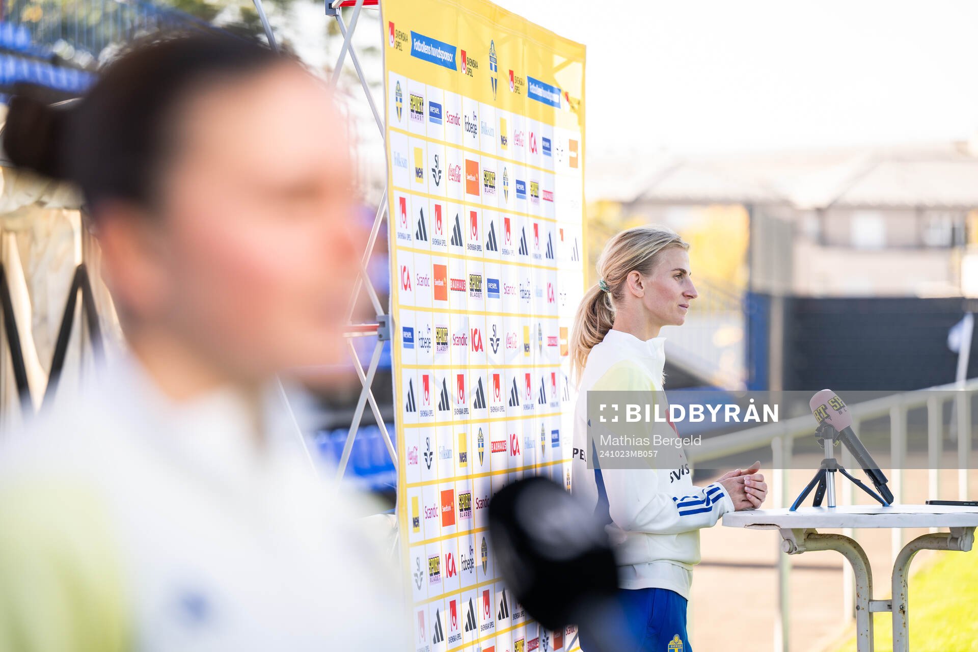 Sofia Jakobsson of the Swedish women's national football