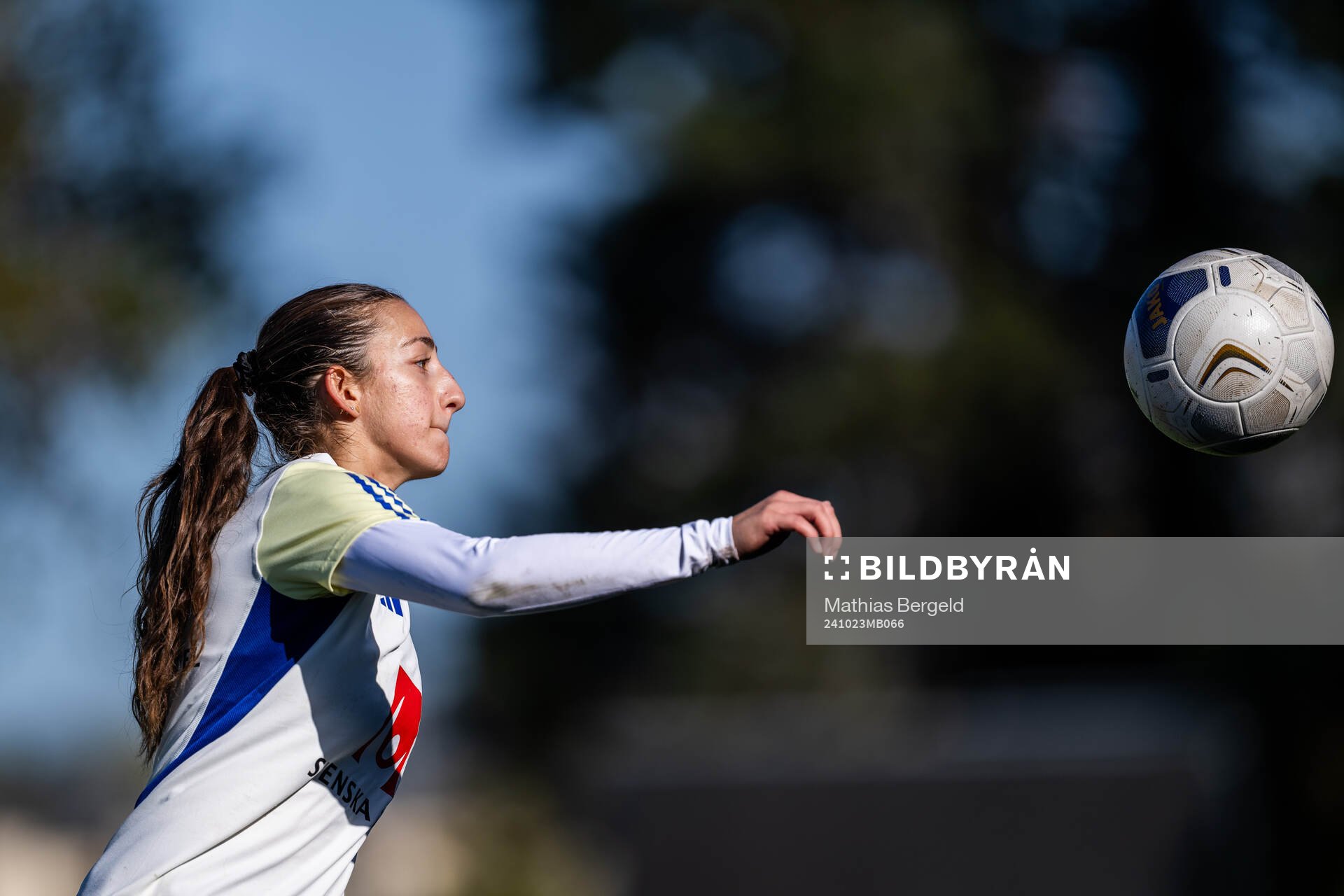 Rusul Rosa Kafaji of the Swedish women's national football