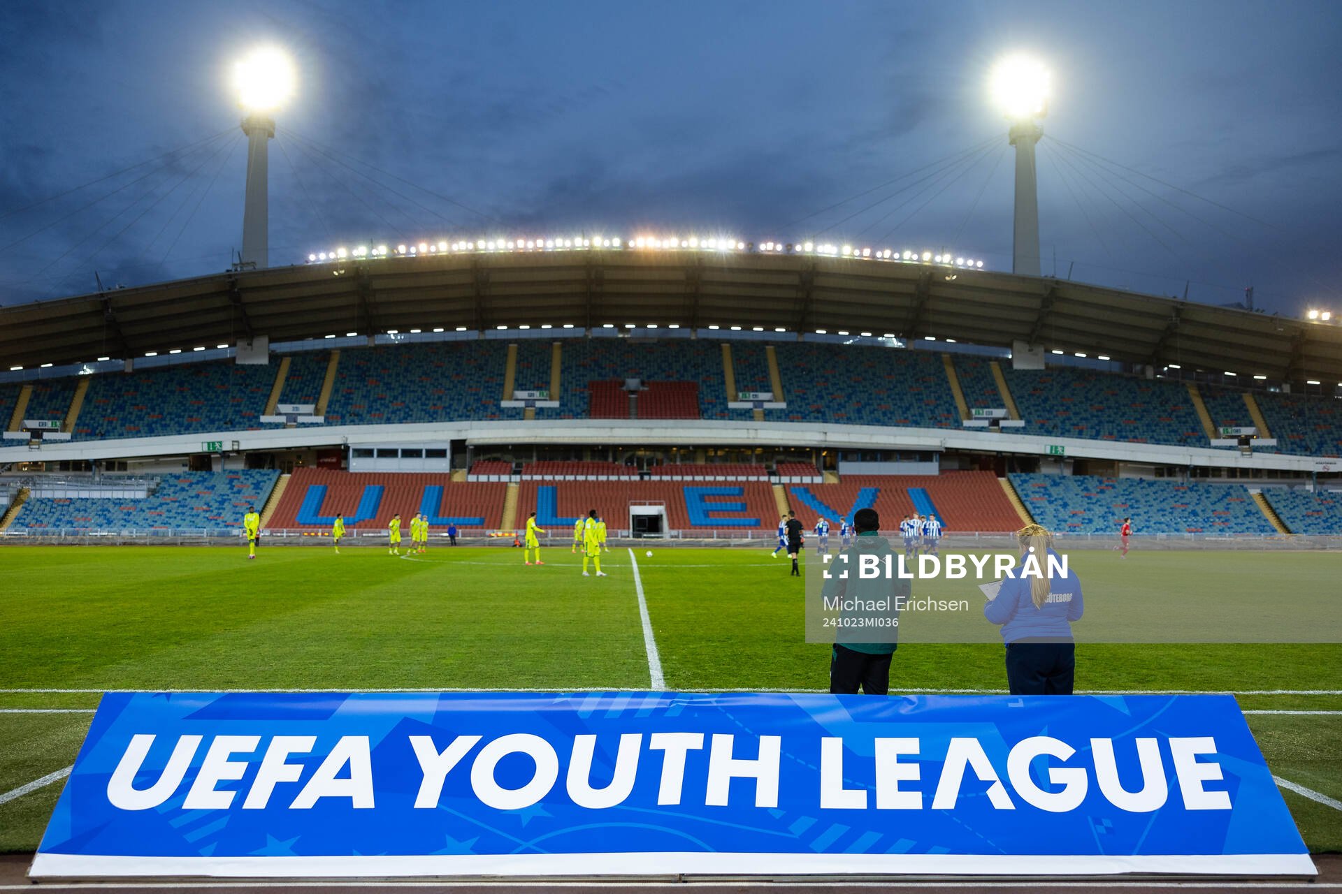 General view of Ullevi during the UEFA Youth League match between IFK Göteborg and TSG 1899 Hoffenheim on October 23, 2024 in Gothenburg.