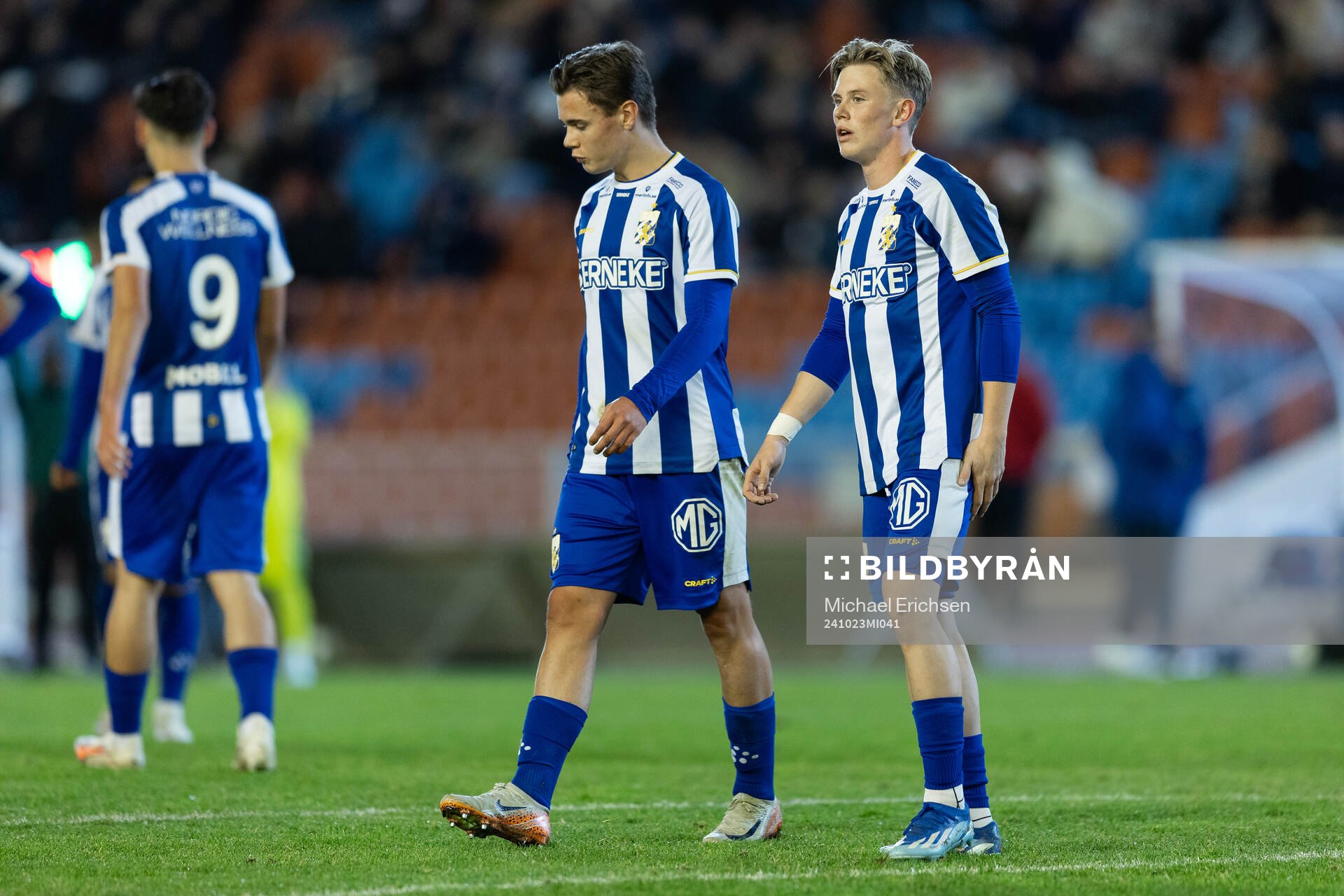 Elis Barlind and Rasmus Nåfors Dahlin of IFK Göteborg