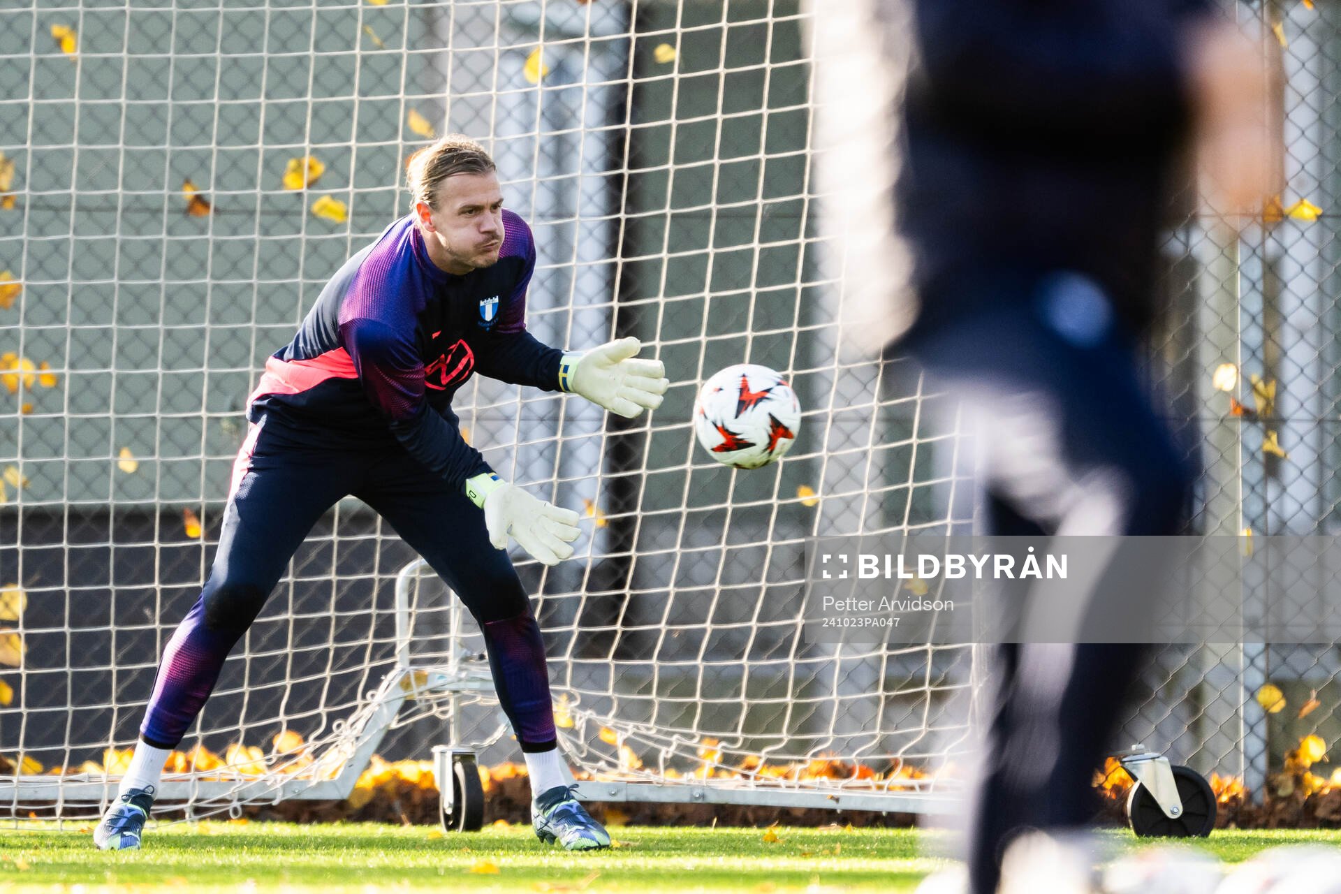 Goalkeeper Johan Dahlin