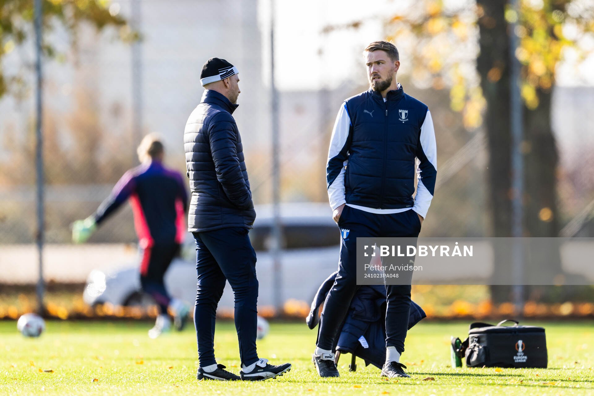 Head coach Henrik Rydström and assistant coach Theodor