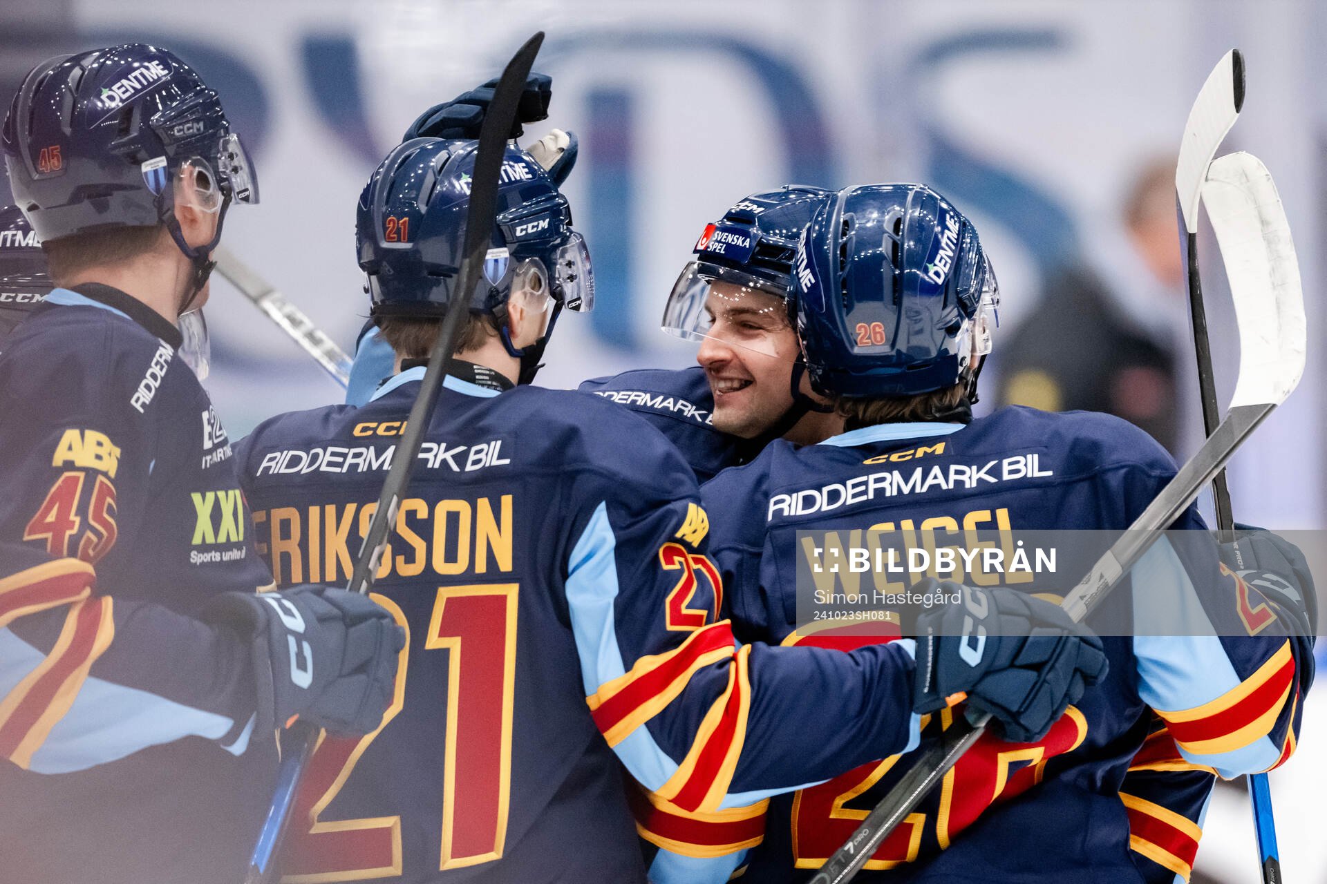 Djurgårdens Jonathan Tychonick jublar