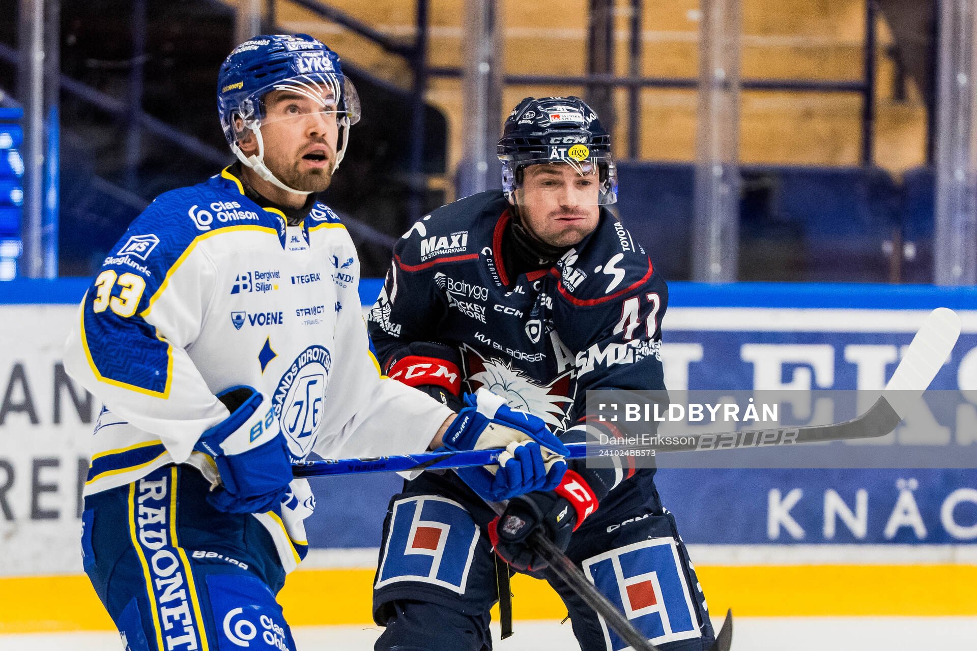 Leksands Eddie Larsson och Linköpings Broc Little
