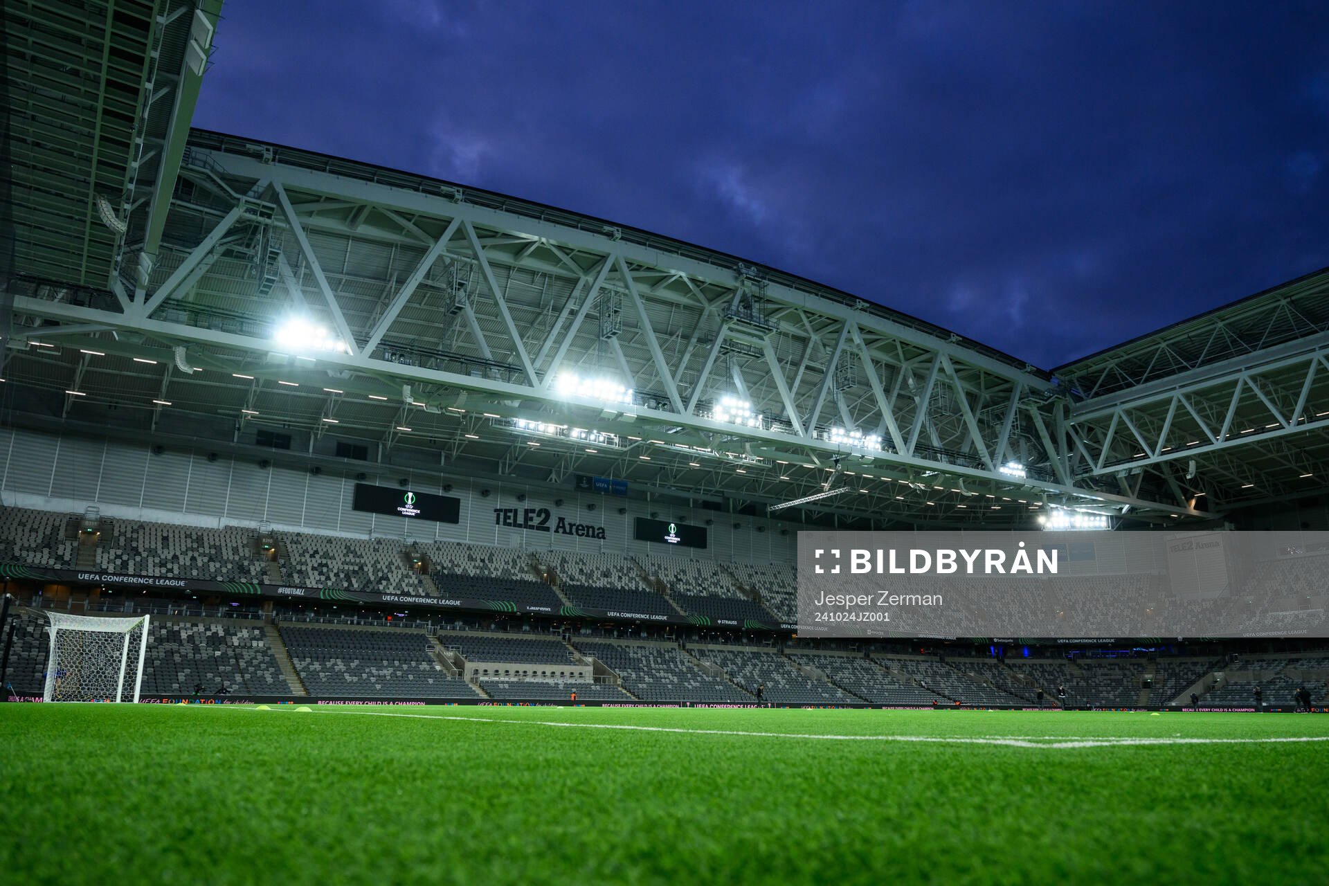 Interior view of Tele2 Arena