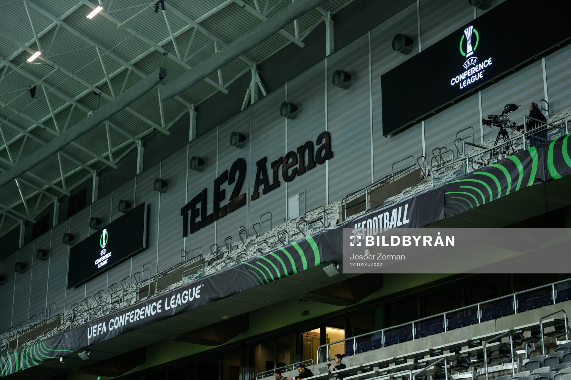 Interior view of Tele2 Arena
