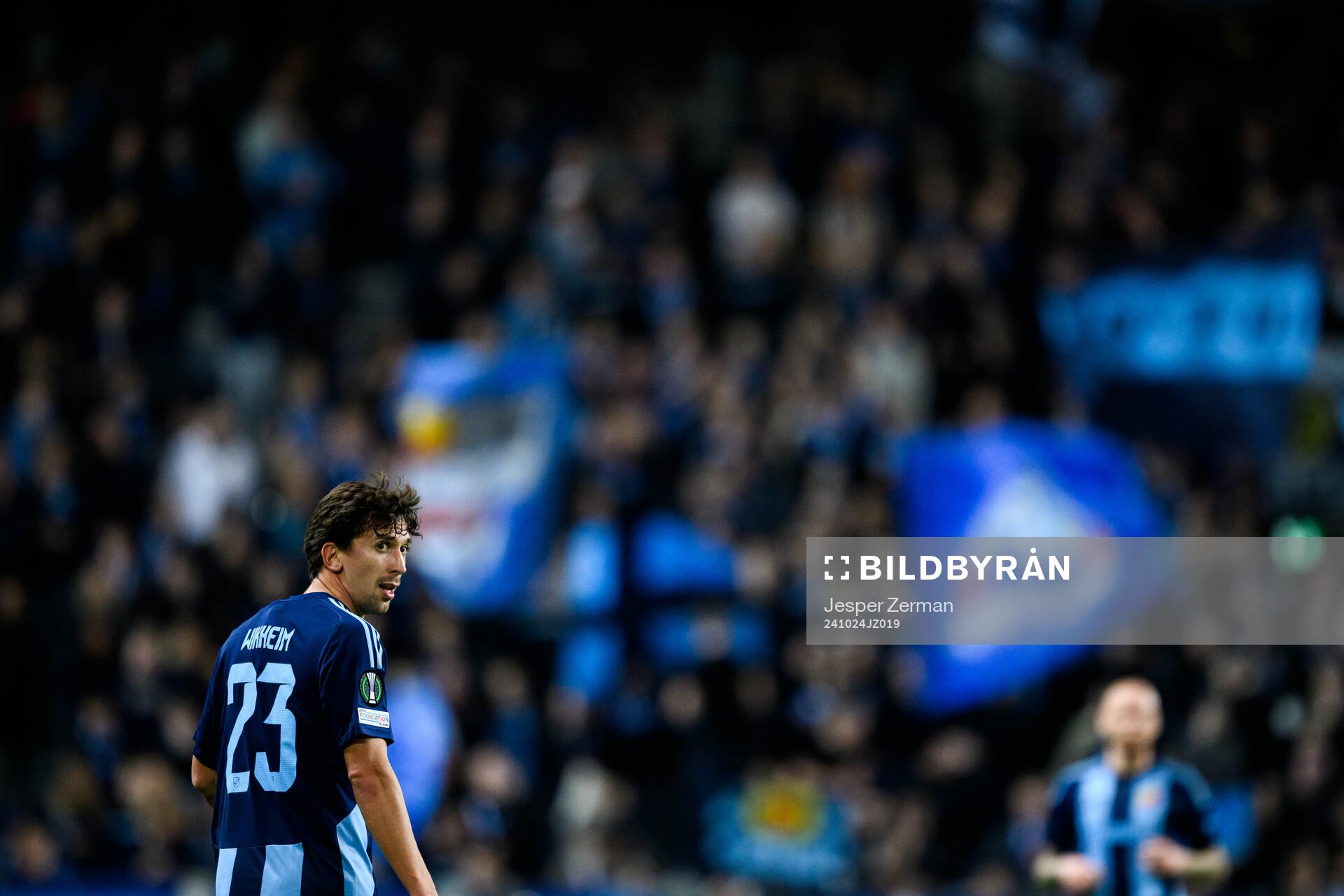 Gustav Wikheim of Djurgården looks dejected