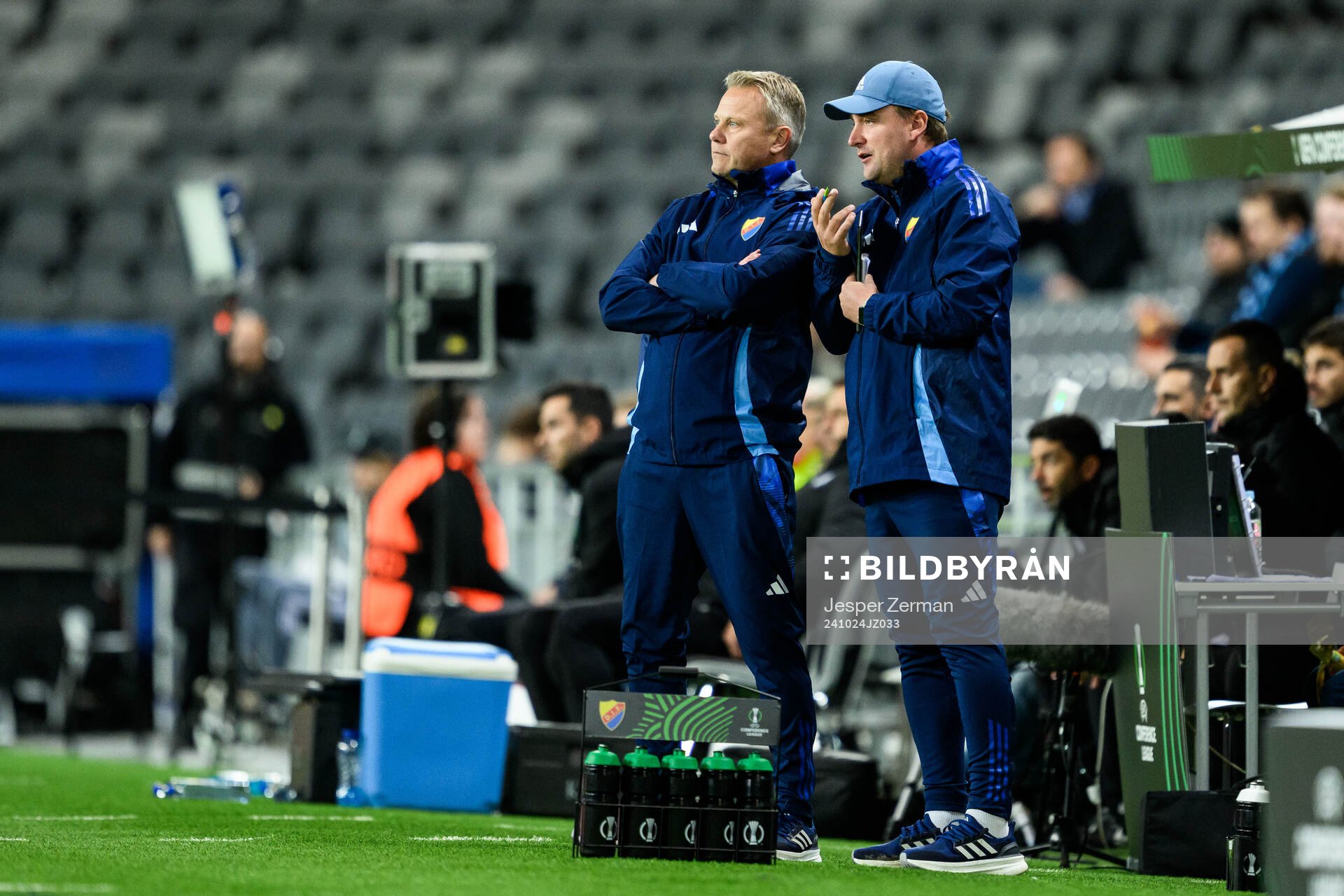 Head coach Roberth Björknesjö and assistant coach Hugo
