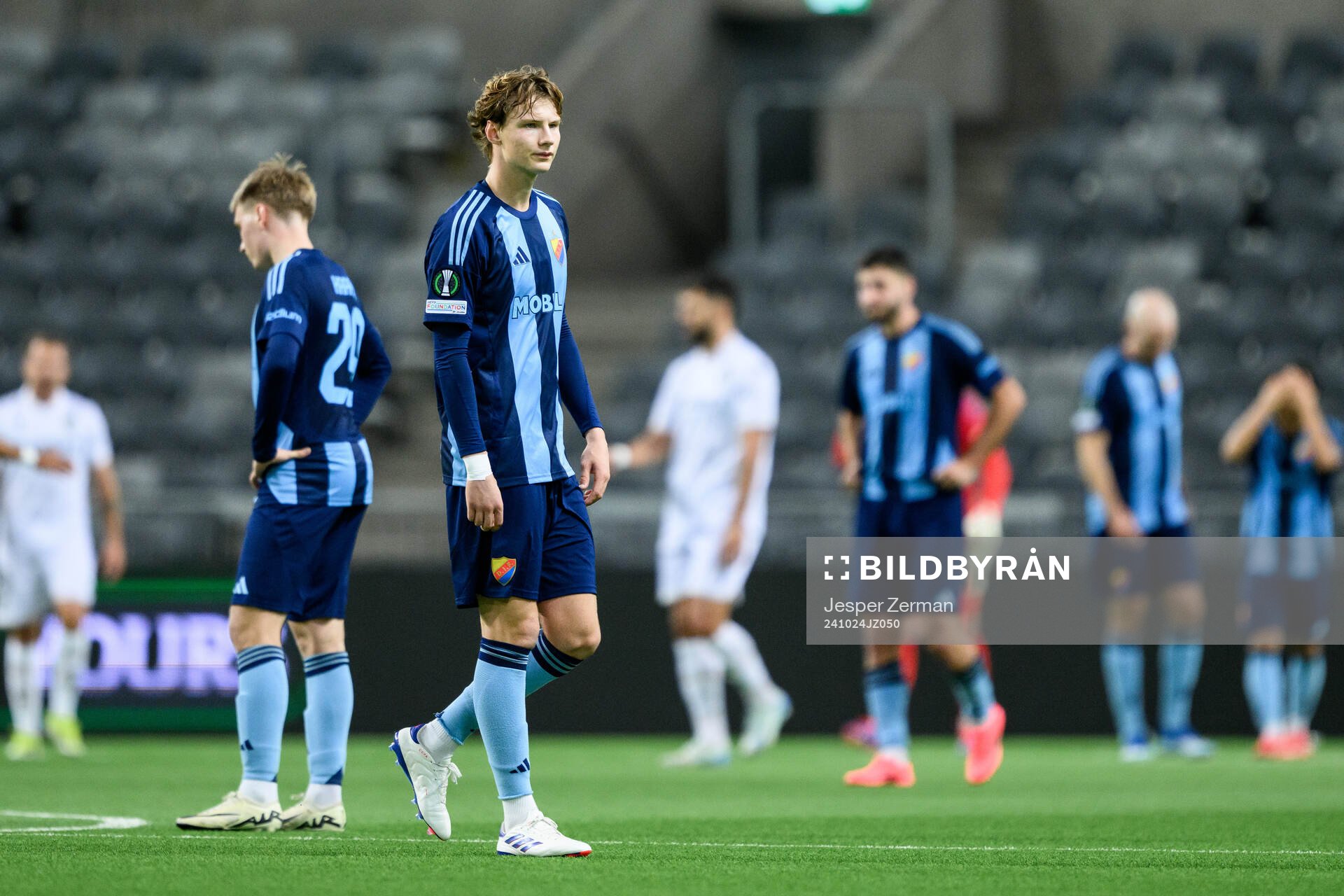 August Priske of Djurgården looks dejected
