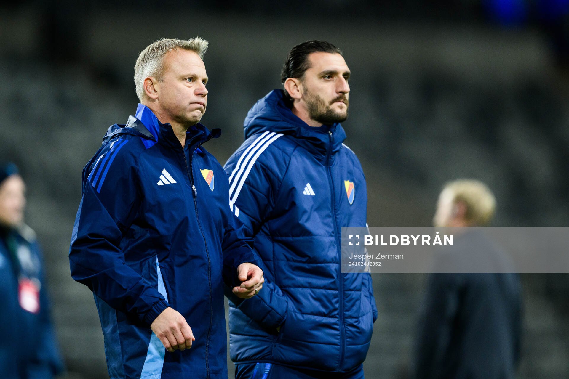 Head coach Roberth Björknesjö and assistant coach Agon