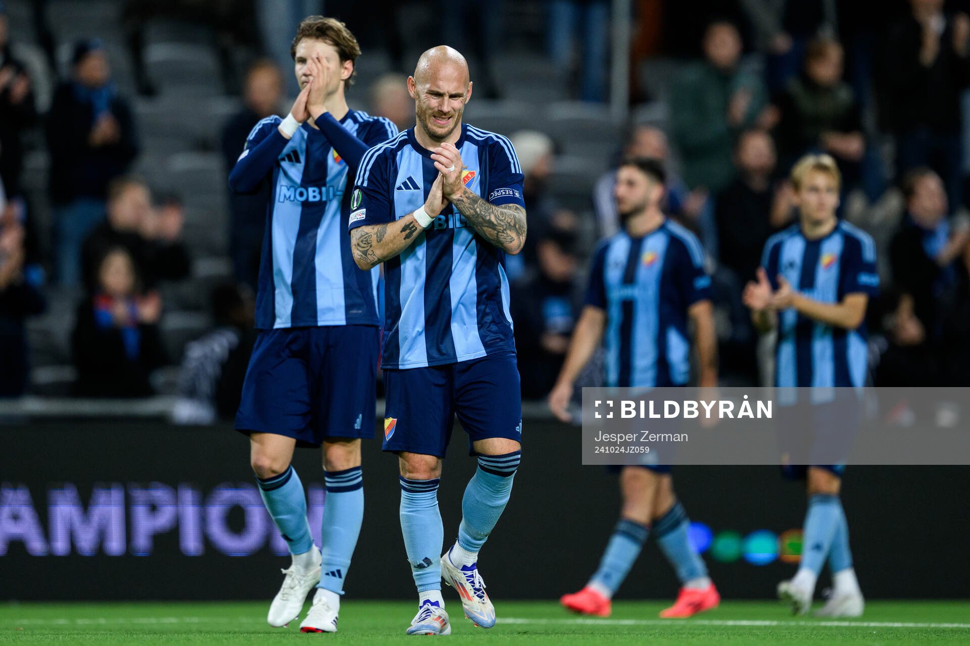 Magnus Eriksson of Djurgården looks dejected