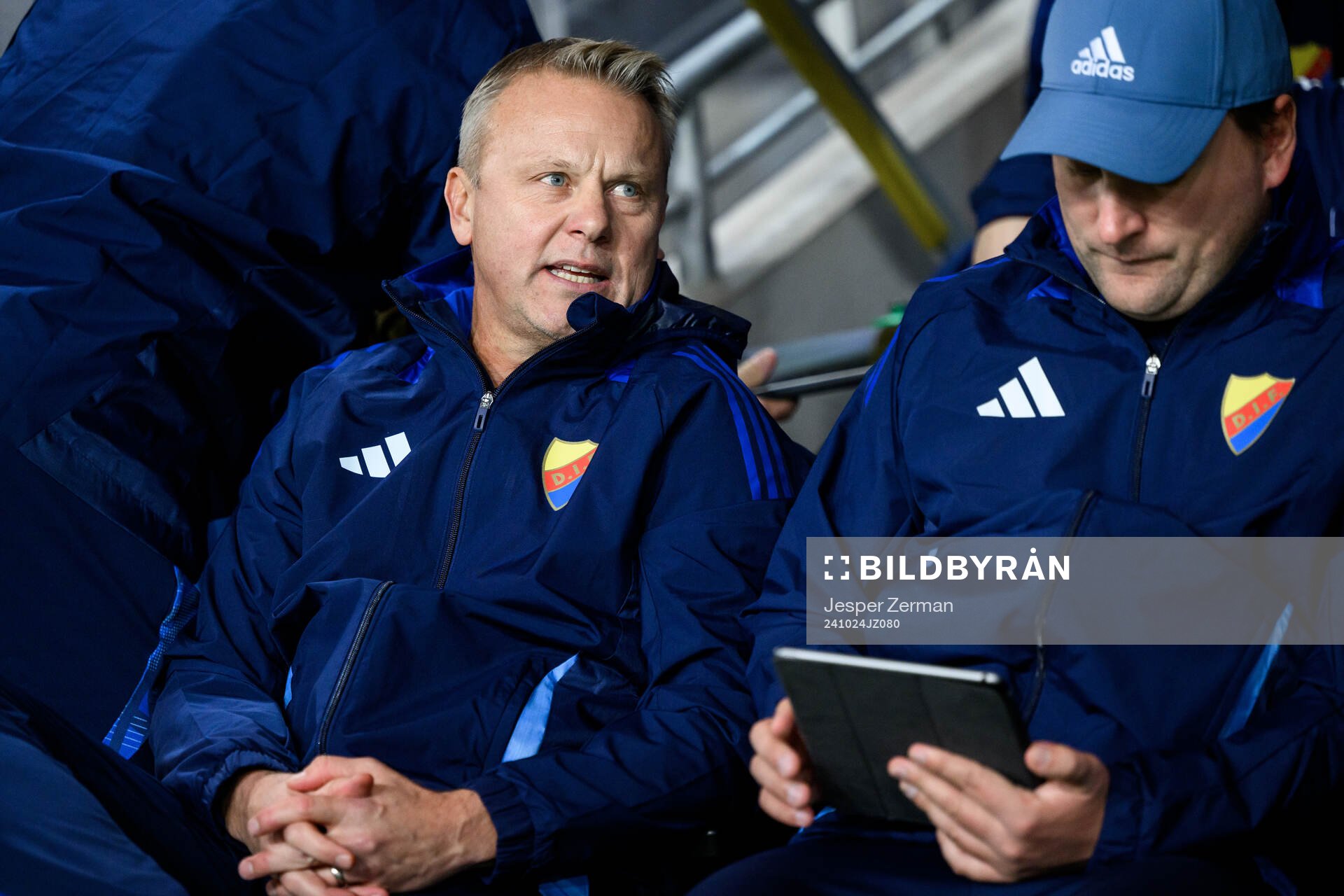 head coach Roberth Björknesjö of Djurgården