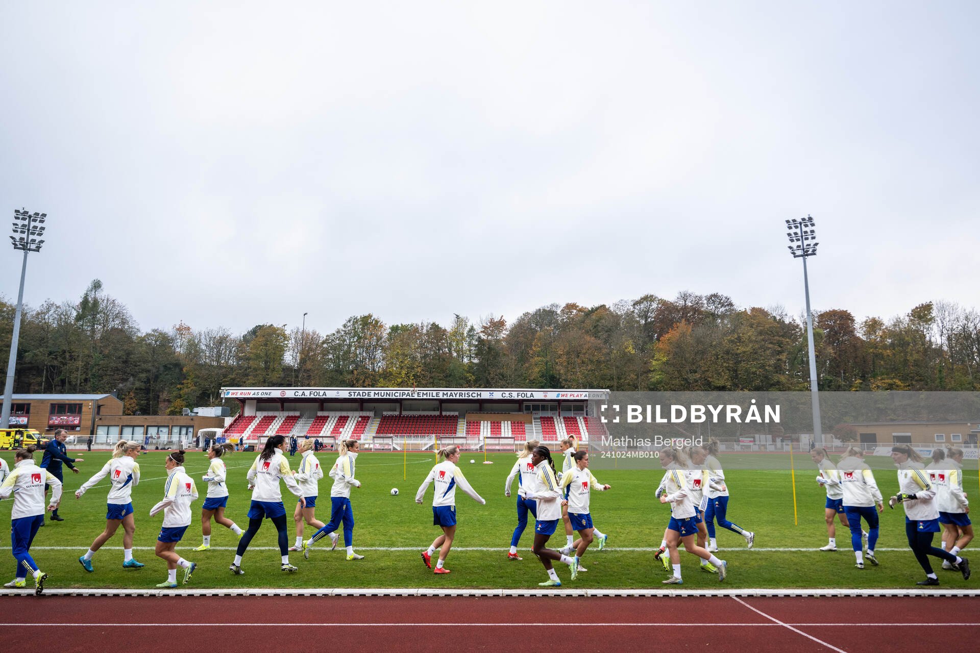 Players of the Swedish women's national football team