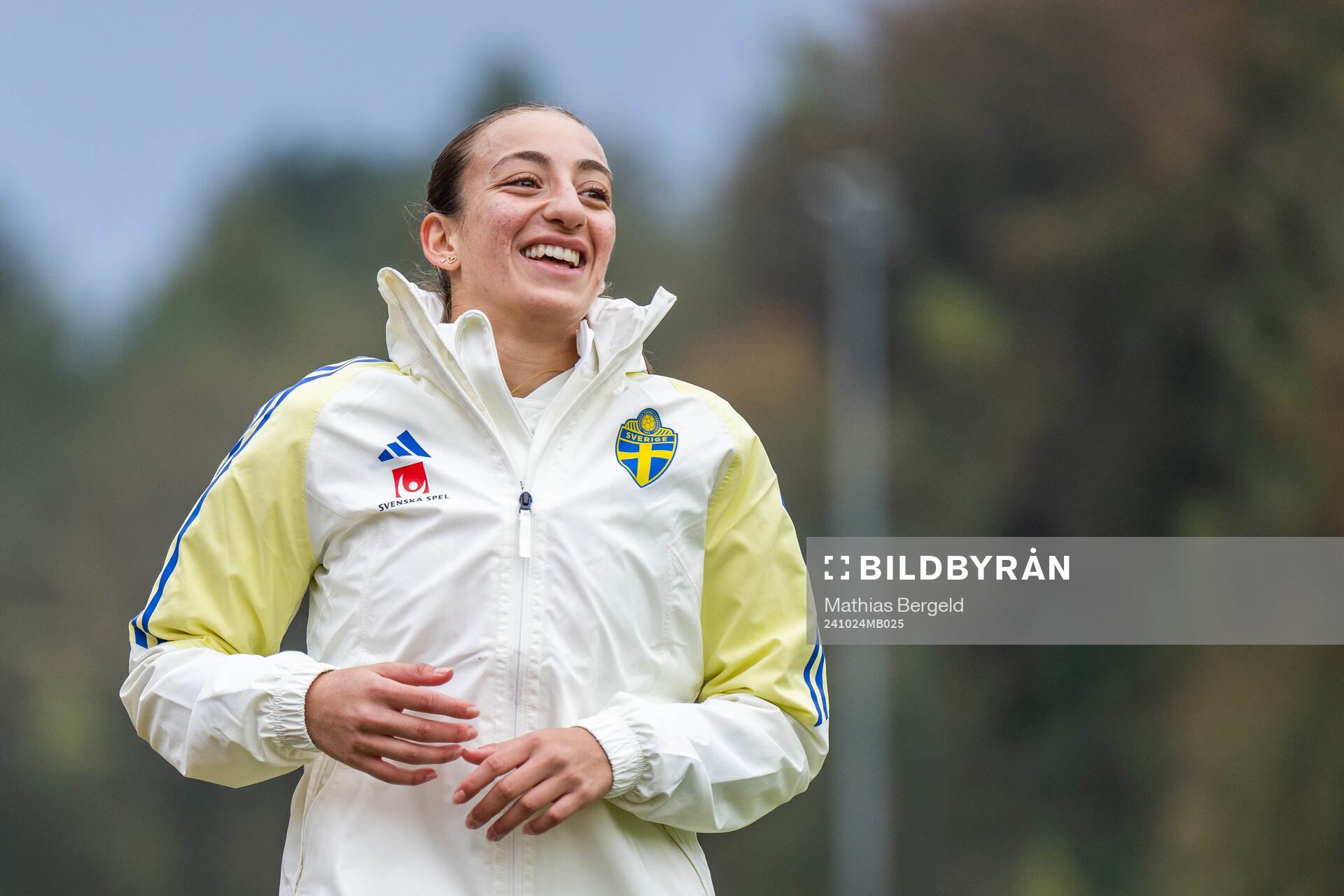 Rusul Rosa Kafaji of the Swedish women's national football