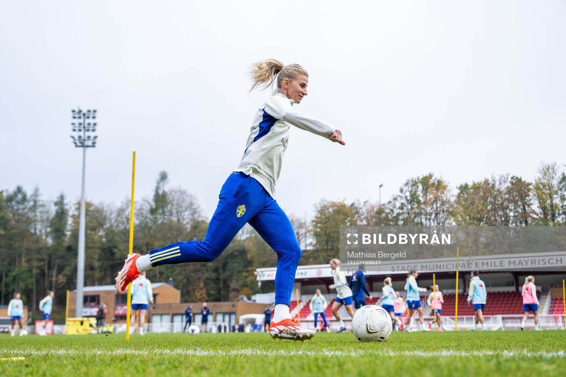 Sofia Jakobsson of the Swedish women's national football