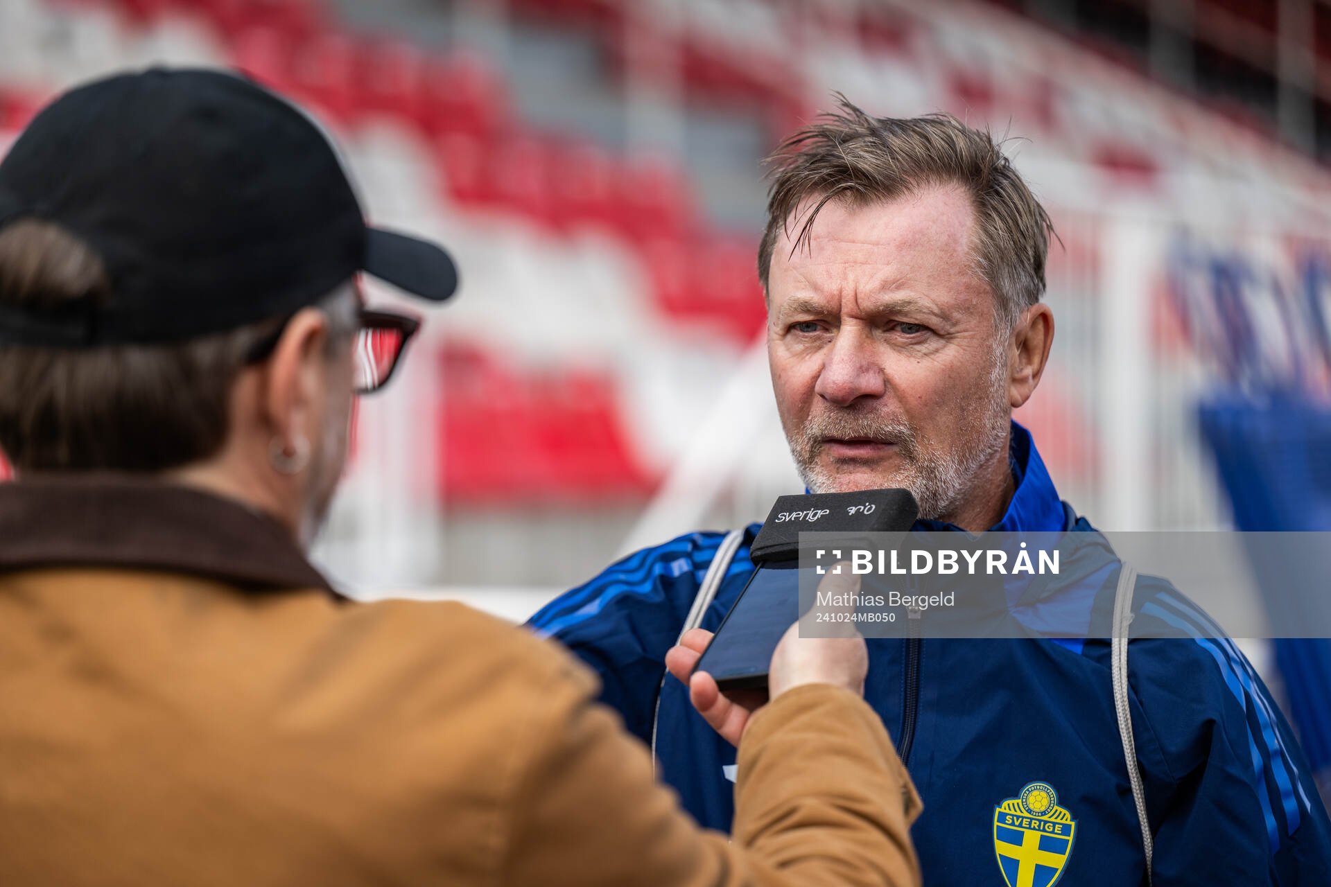 Head coach Peter Gerhardsson of the Swedish women's