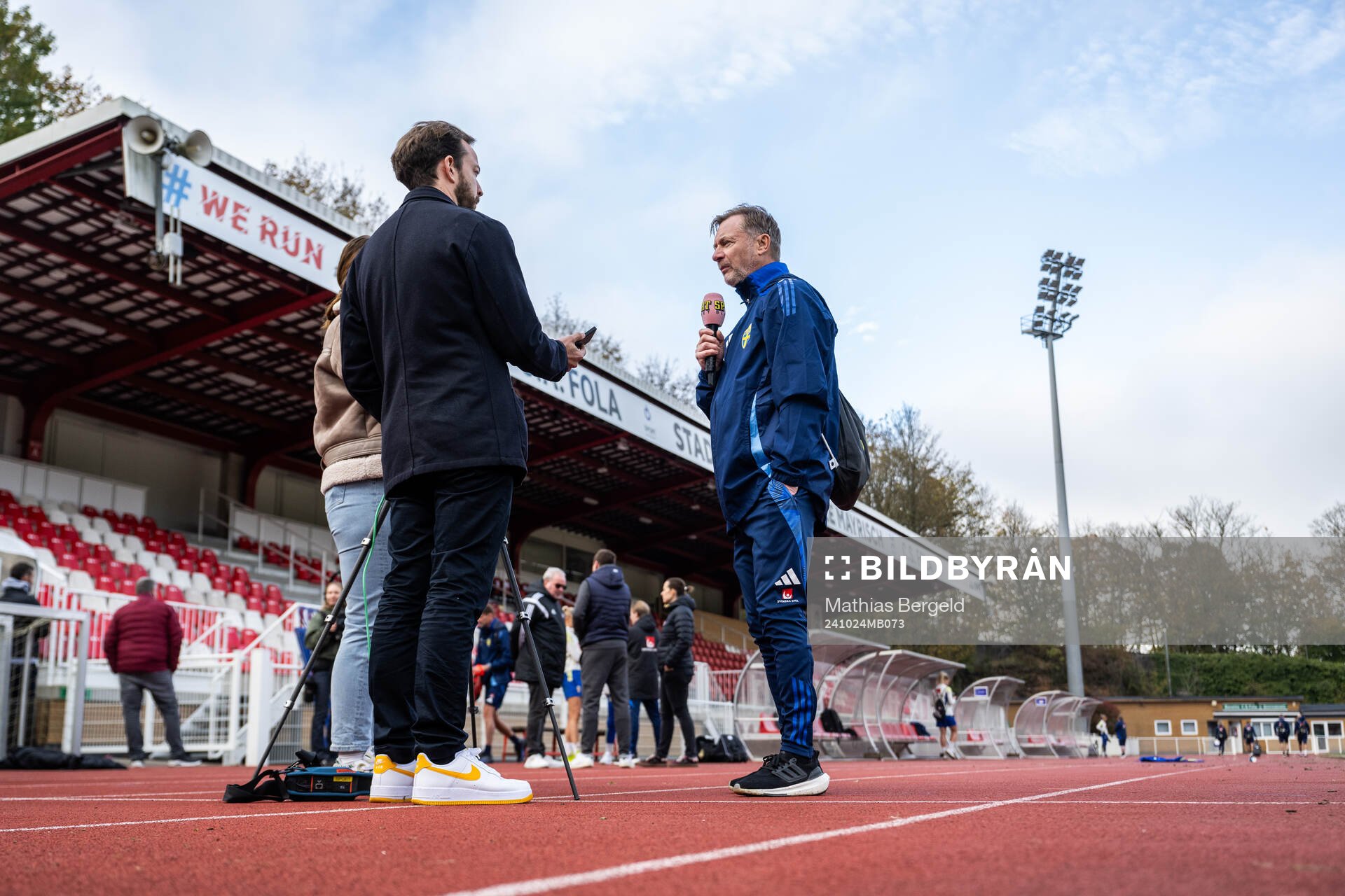 Head coach Peter Gerhardsson of the Swedish women's