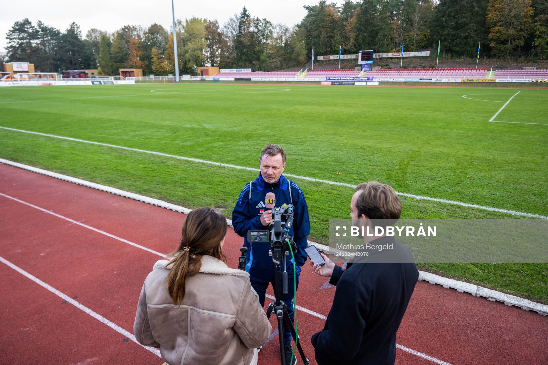 Head coach Peter Gerhardsson of the Swedish women's