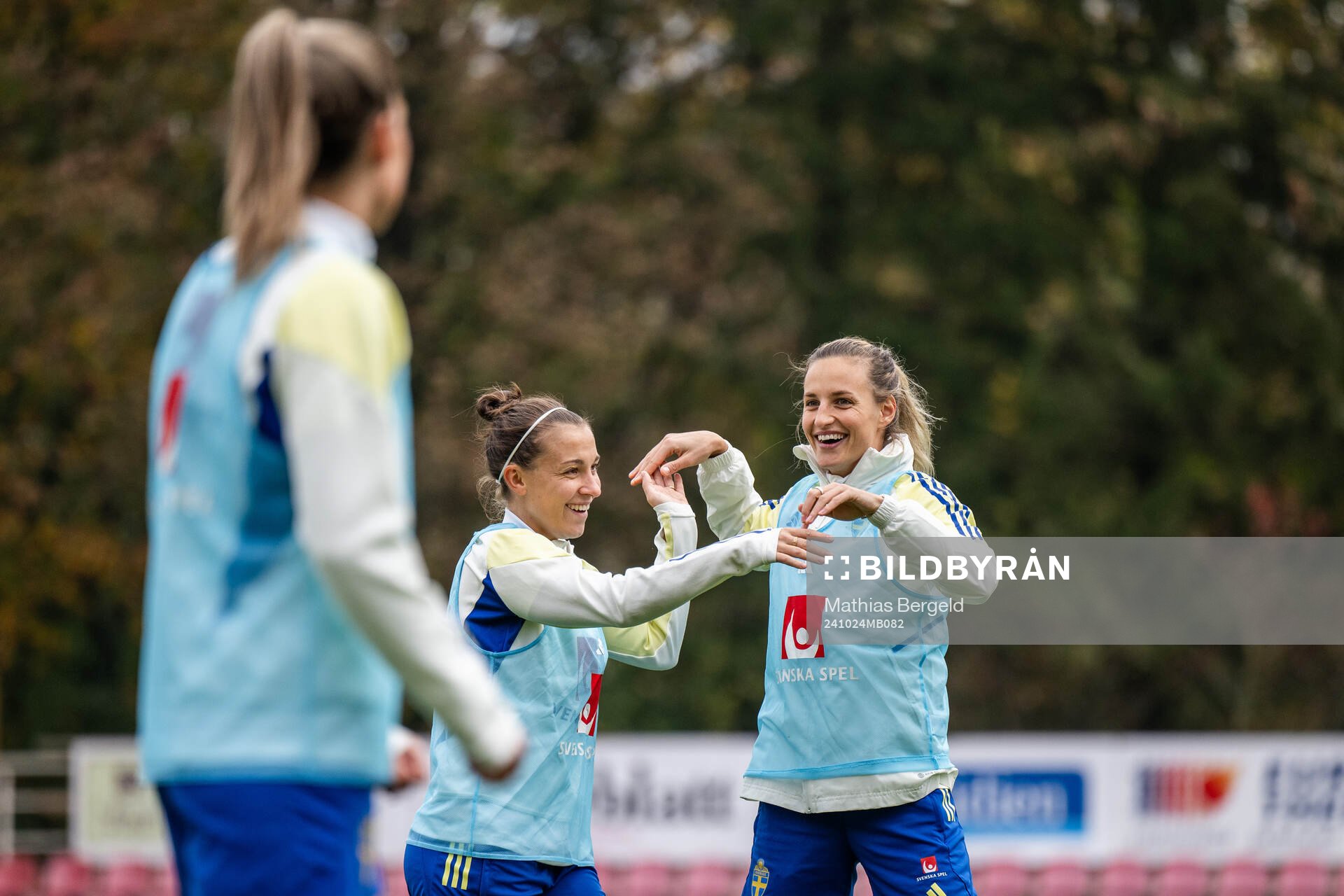 Julia Zigiotti Olme and Nathalie Björn of the Swedish