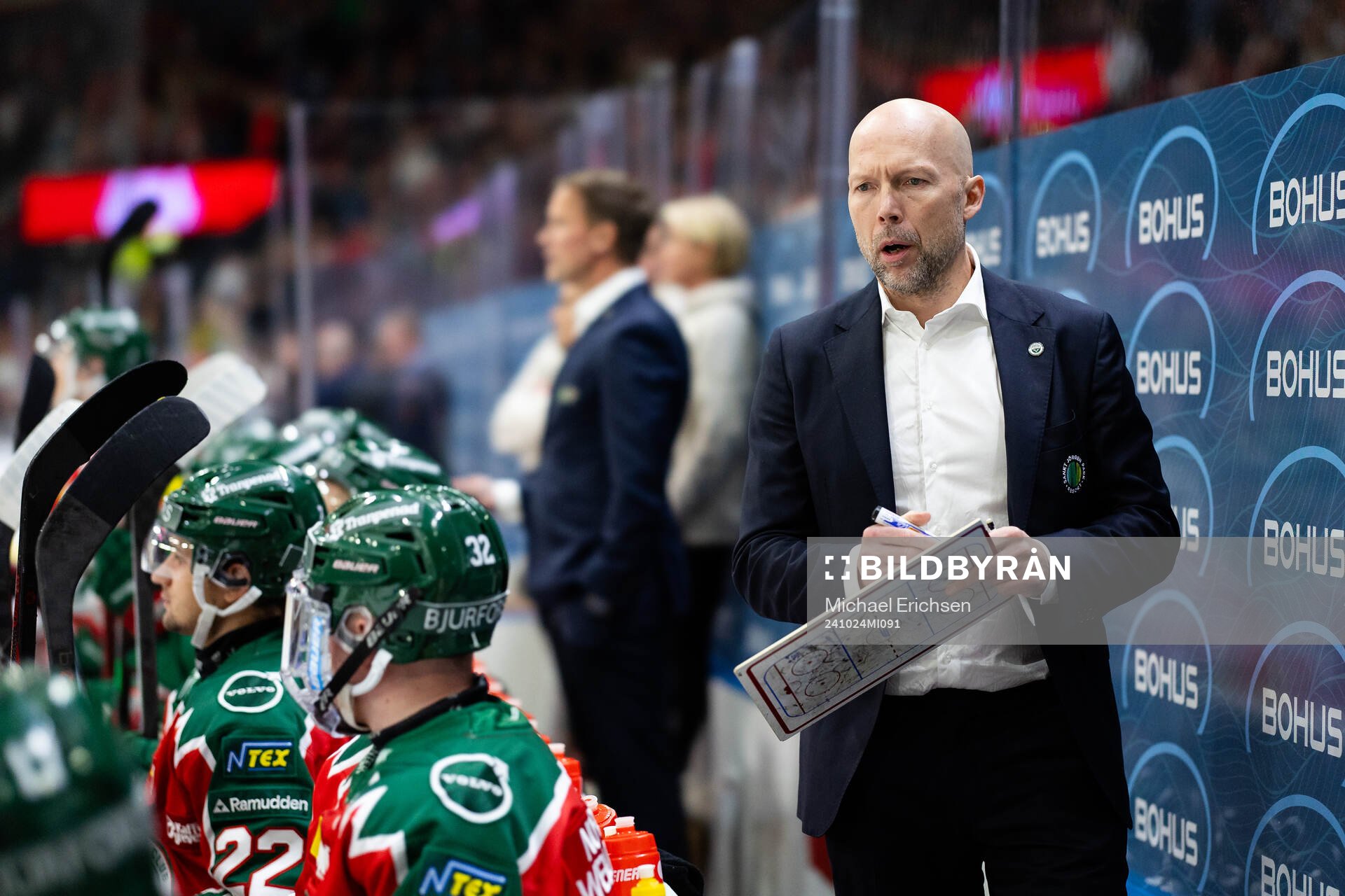 Frölundas assisterande tränare Anders Burström