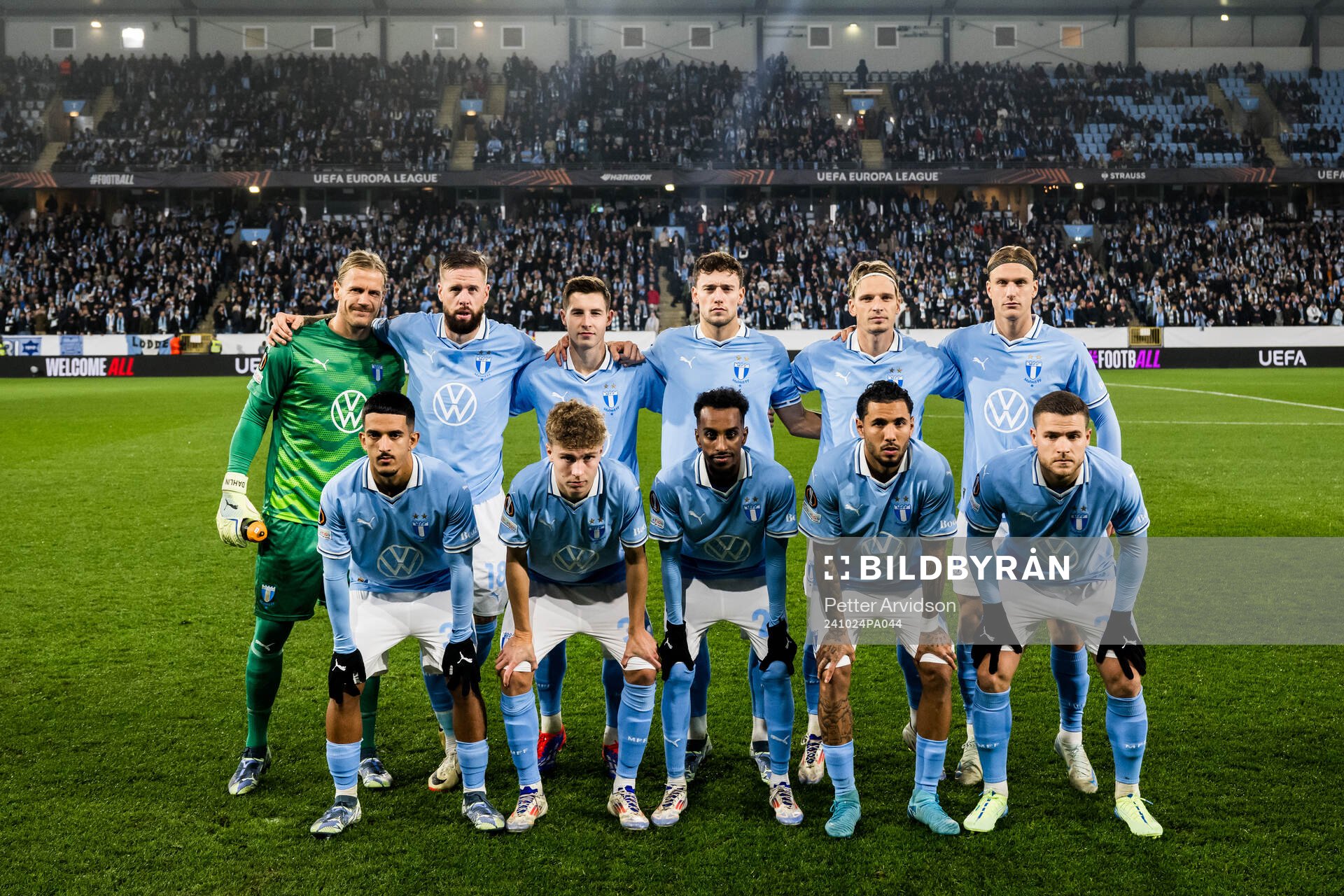 The starting eleven of Malmö FF