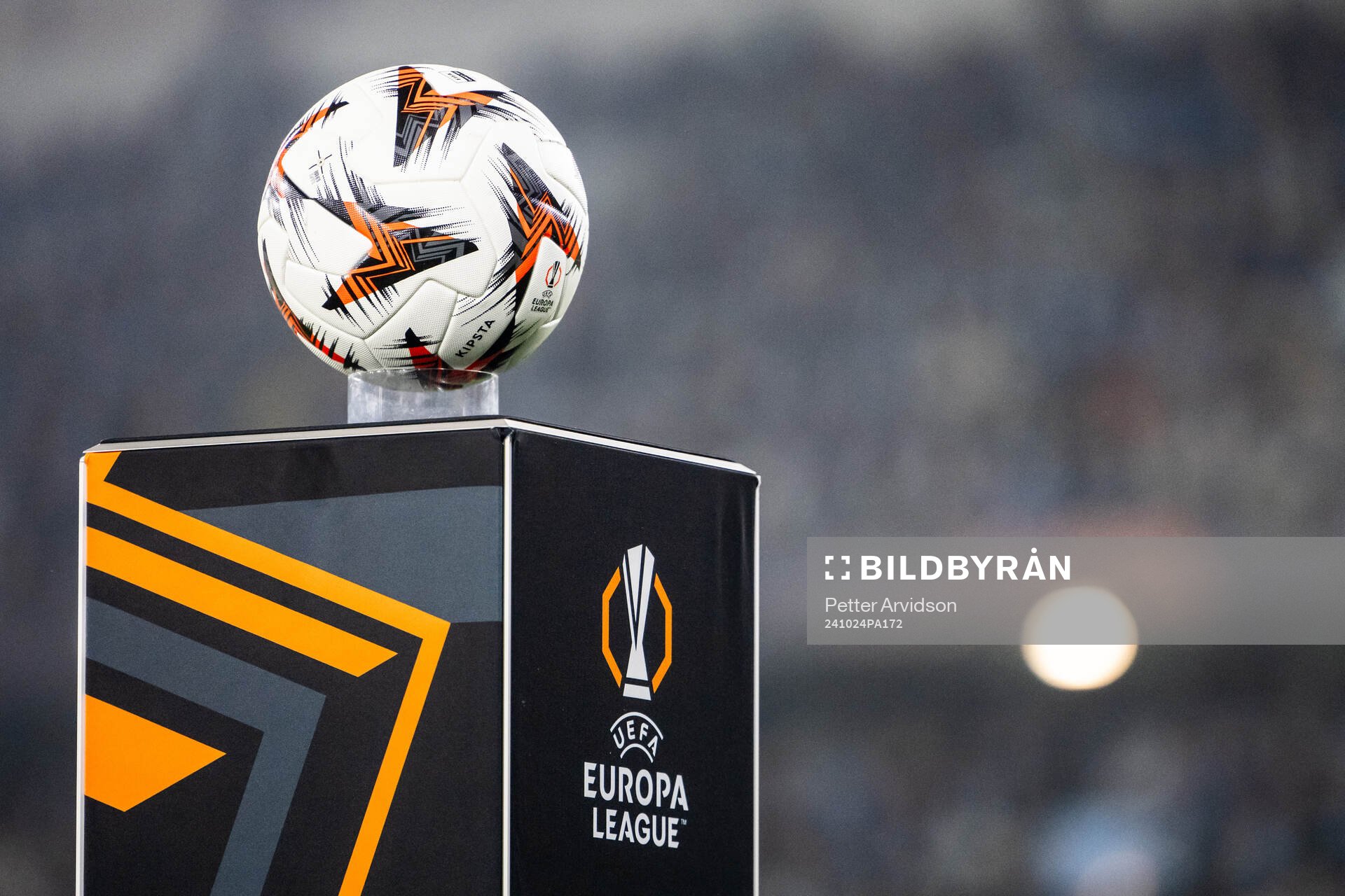 General view of the official match ball