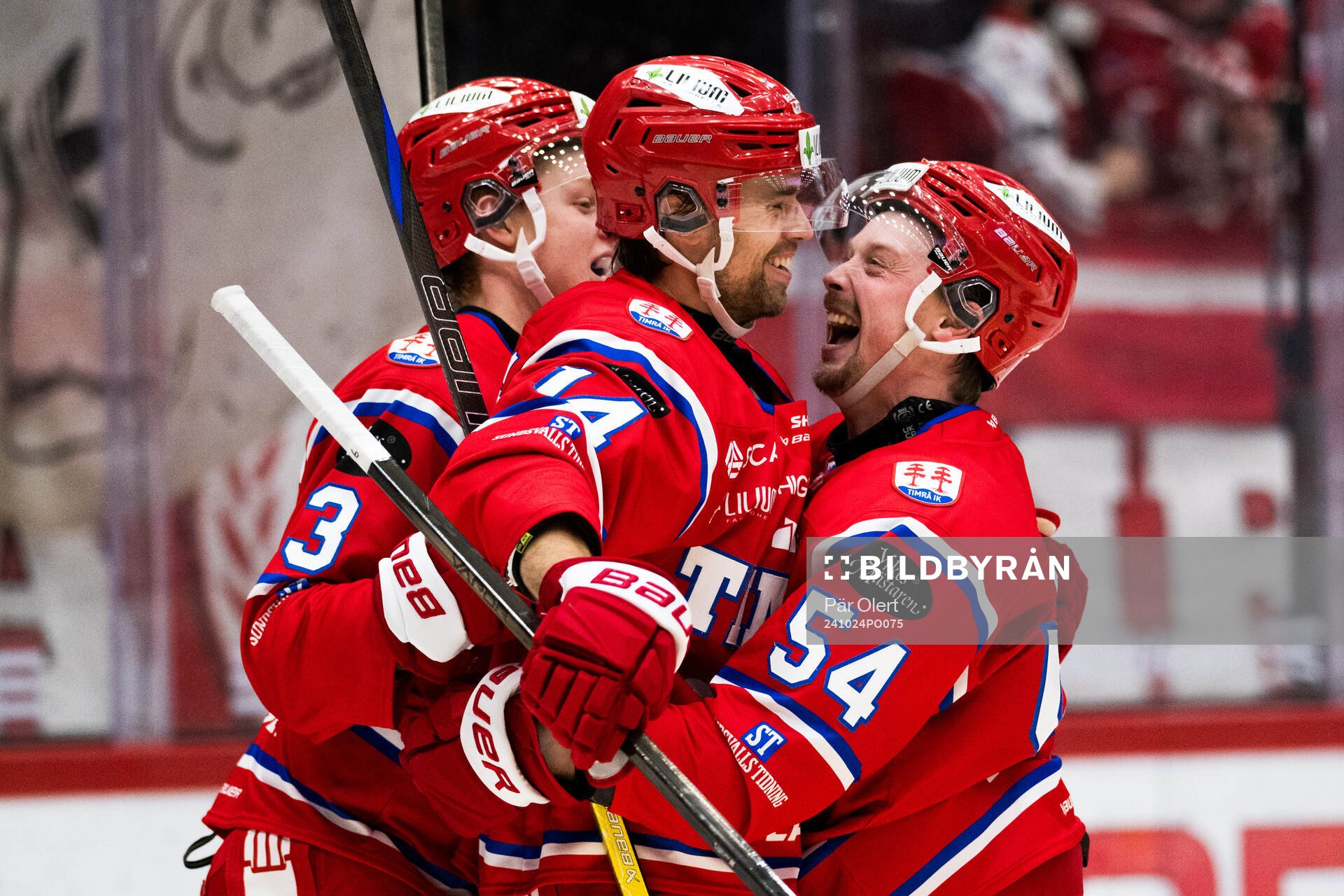 Timrås Emil Pettersson, Jonathan Dahlén jublar