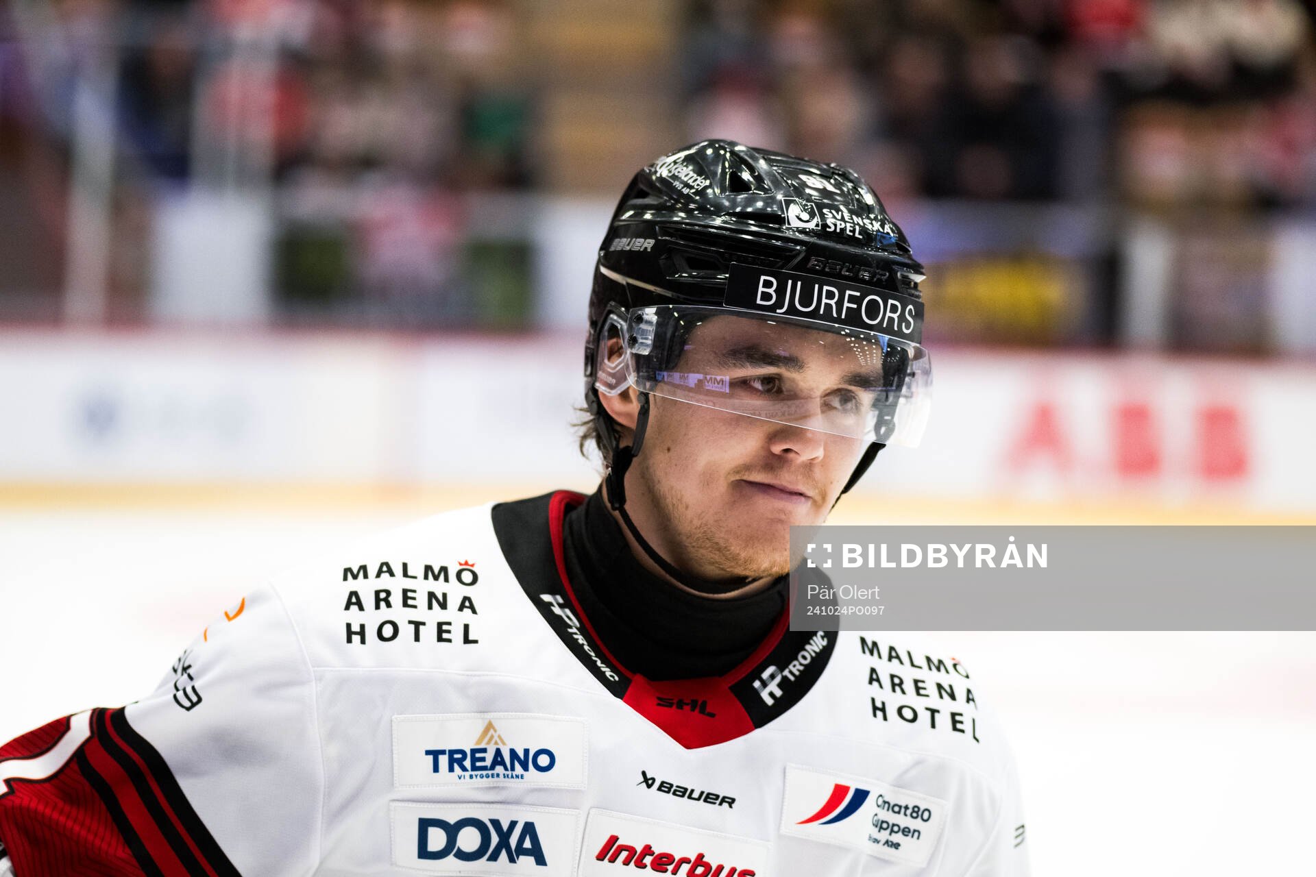 Malmö Redhawks Axel Sundberg jublar