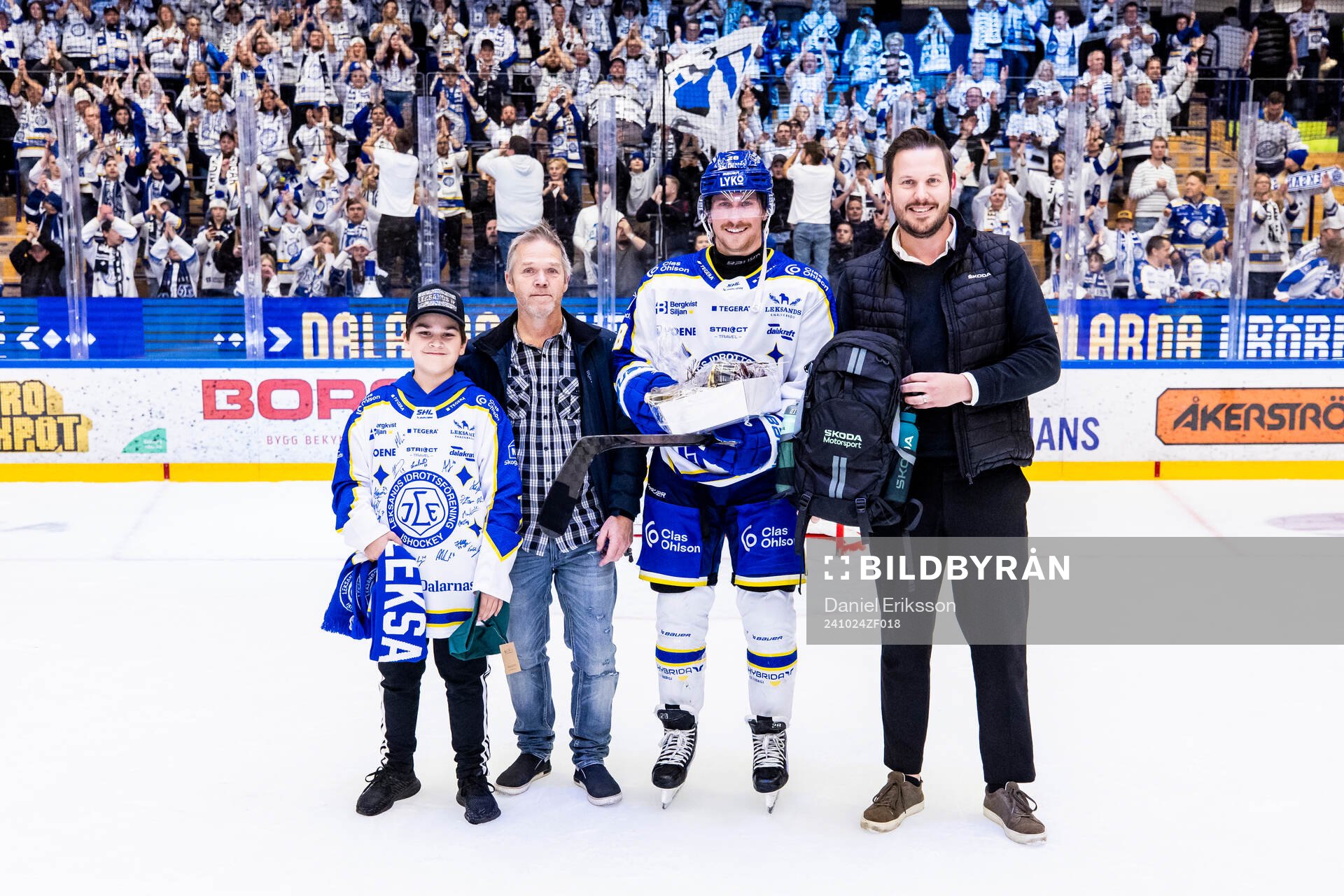 Leksands Justin Glenn Kloos utsedd till matchens lirare