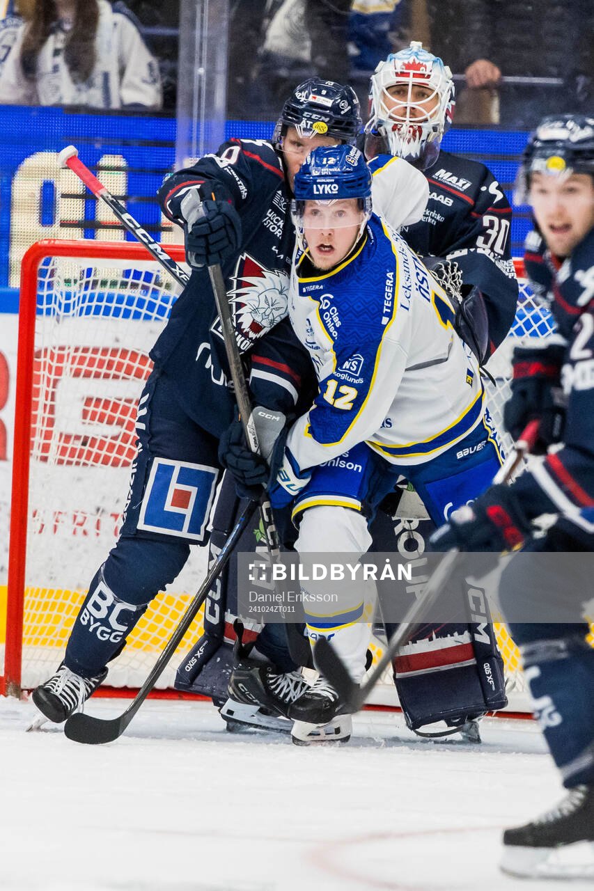 Linköpings Patrick Russell och Leksands Kalle Östman
