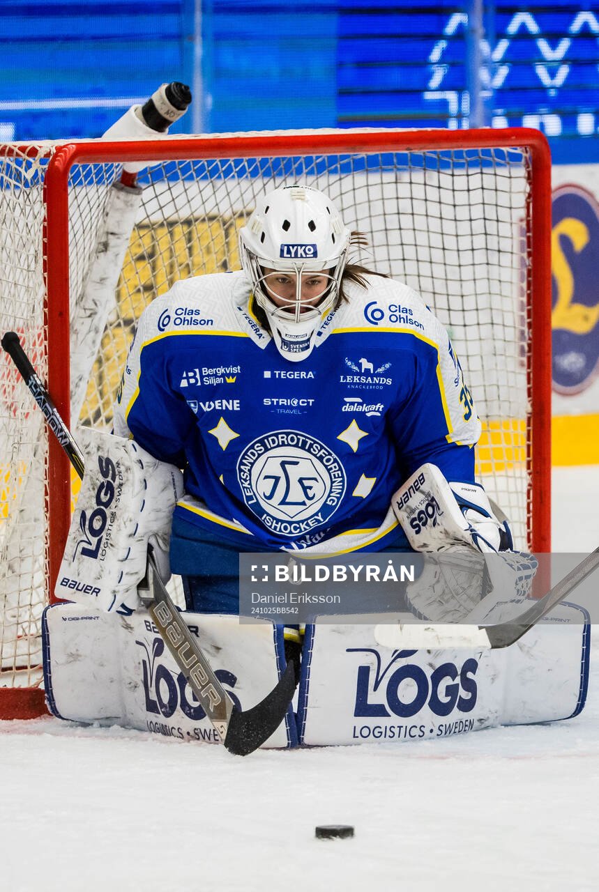 Leksands målvakt Emma Polusny