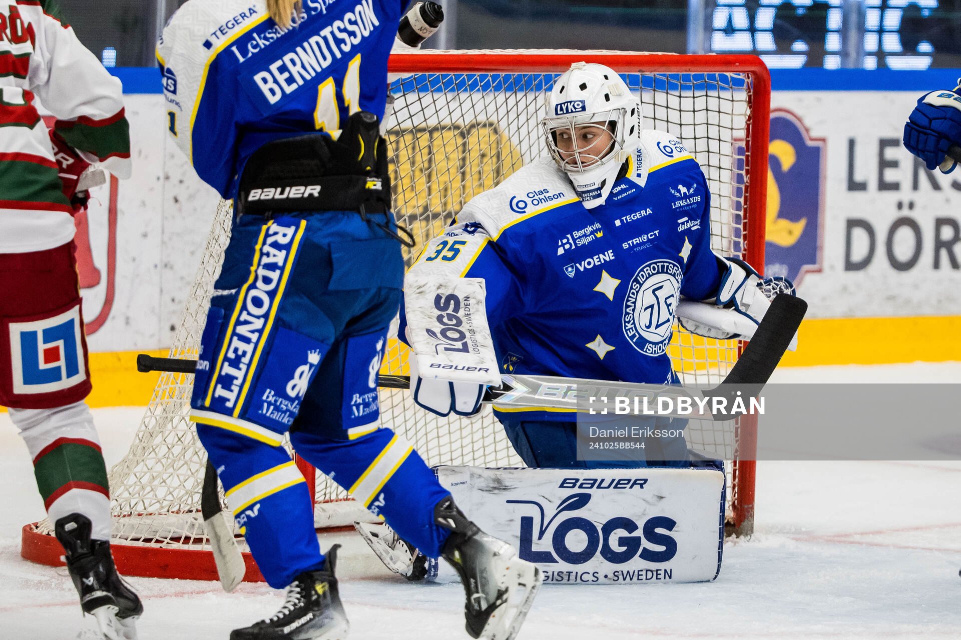 Leksands målvakt Emma Polusny