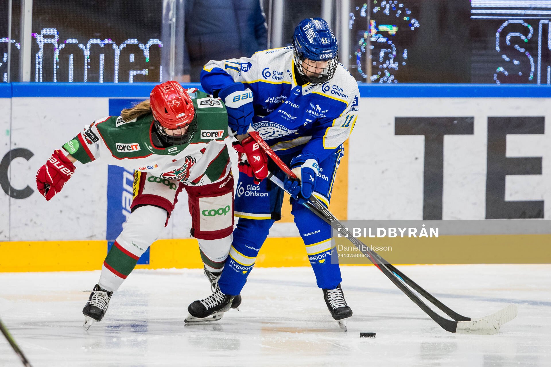 Modos Linnéa Andersson och Leksands Chloe Berndtsson