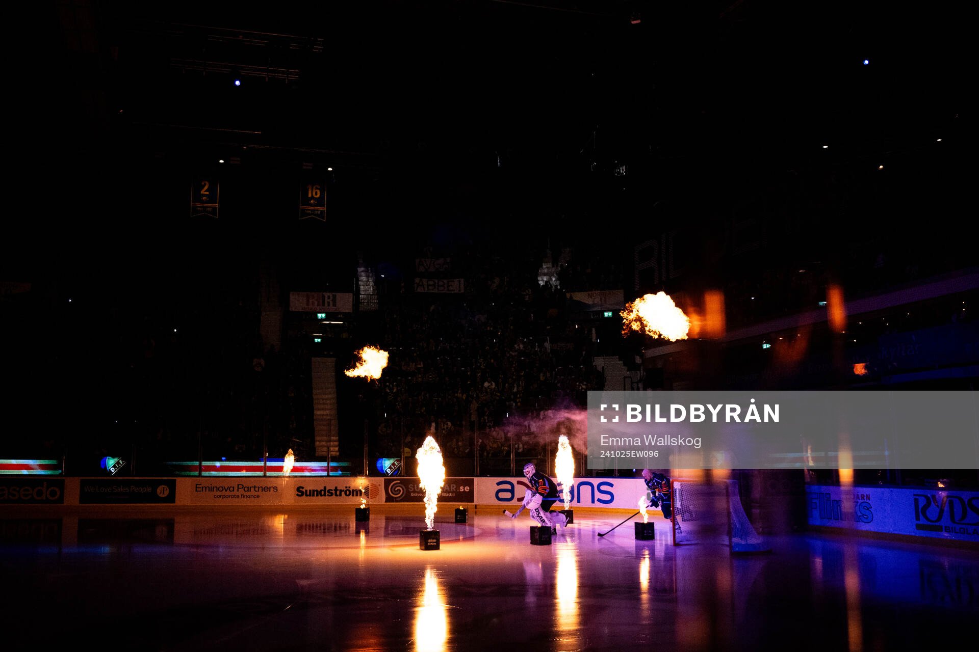 Djurgårdens målvakt Viktor Andrén och Daniel Brodin gör
