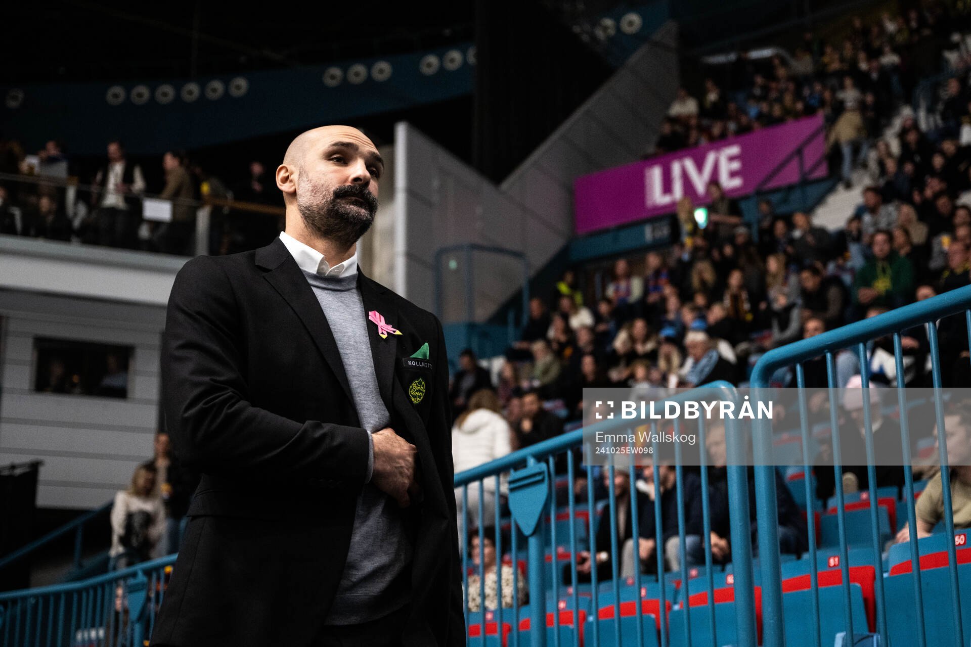 Björklövens assisterande tränare Daniel Rahimi