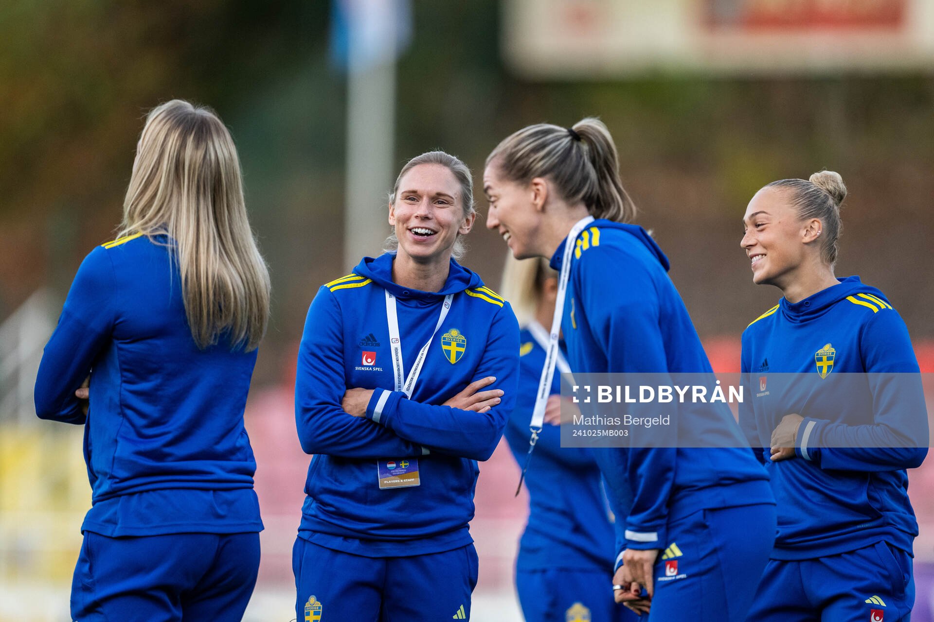 Jonna Andersson, Linda Sembrant and Hanna Bennison of Sweden