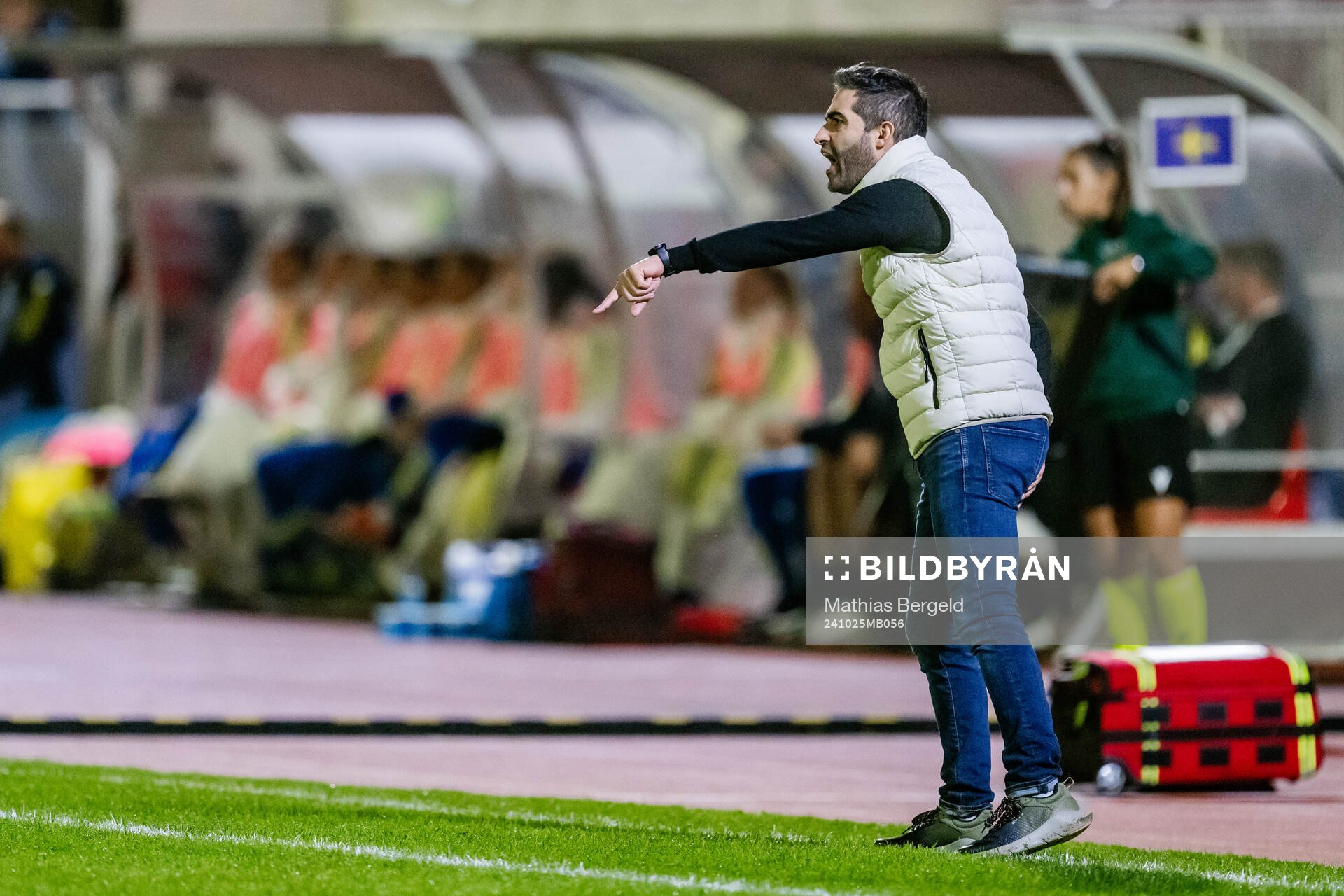 Head coach Daniel Santos of Luxembourg
