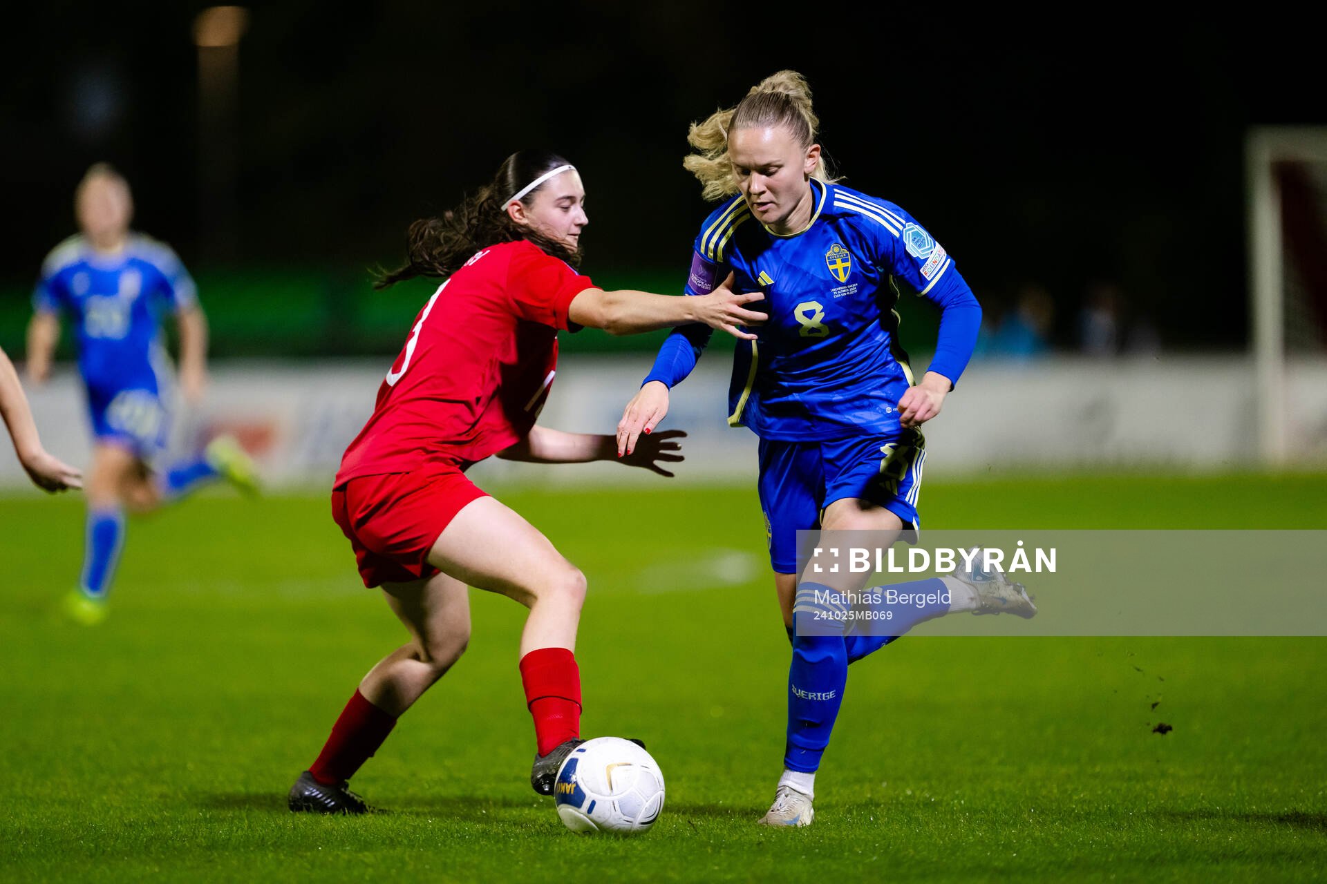 Ana Barbosa Abreu of Luxembourg and Matilda Vinberg of