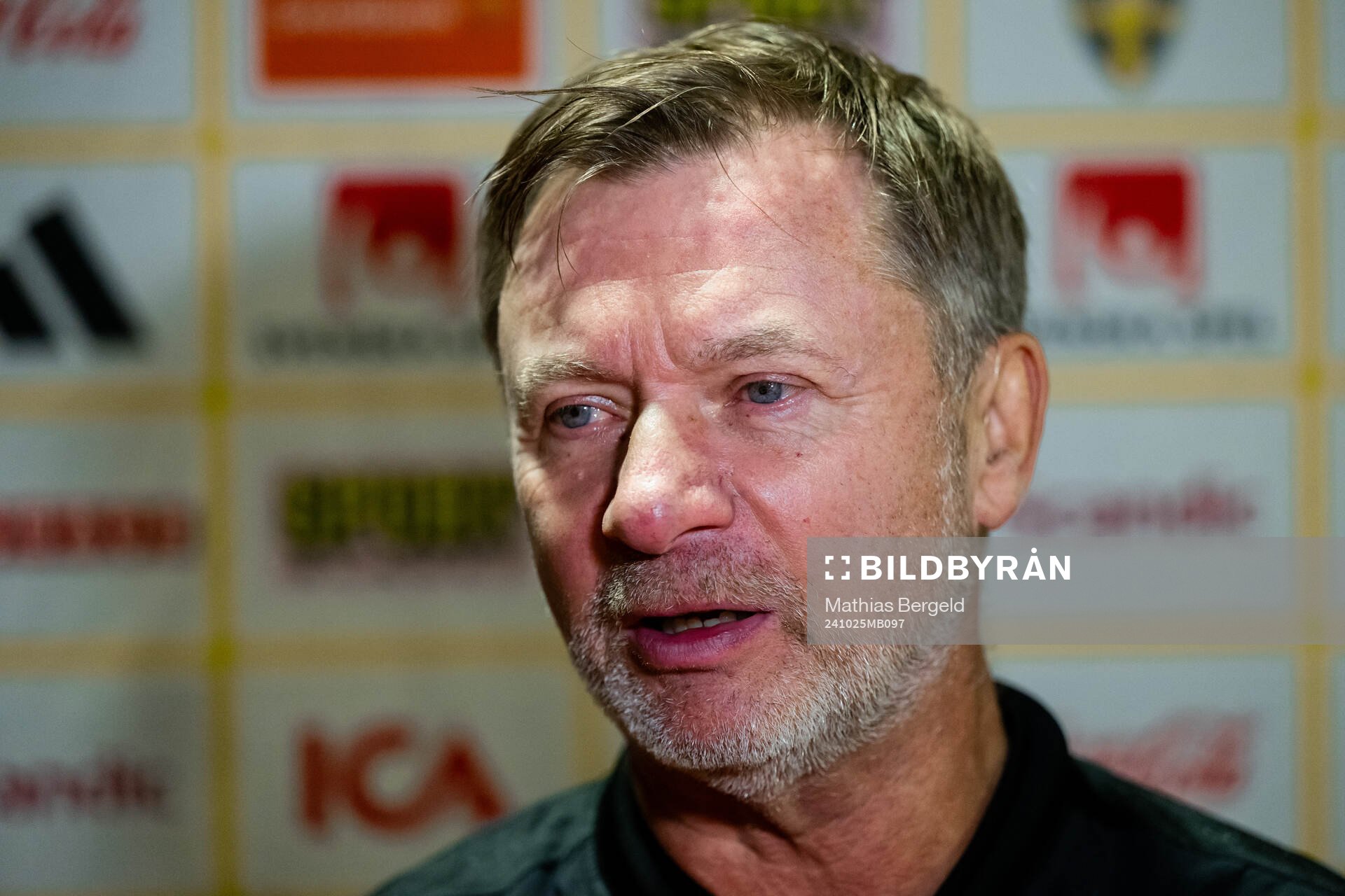 Head coach Peter Gerhardsson of Sweden