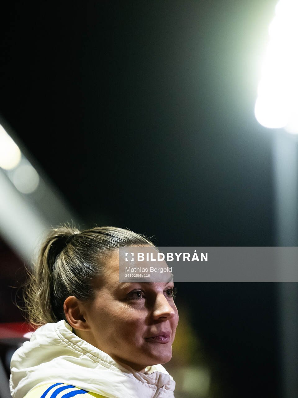 Johanna Rytting Kaneryd of Sweden is interviewed