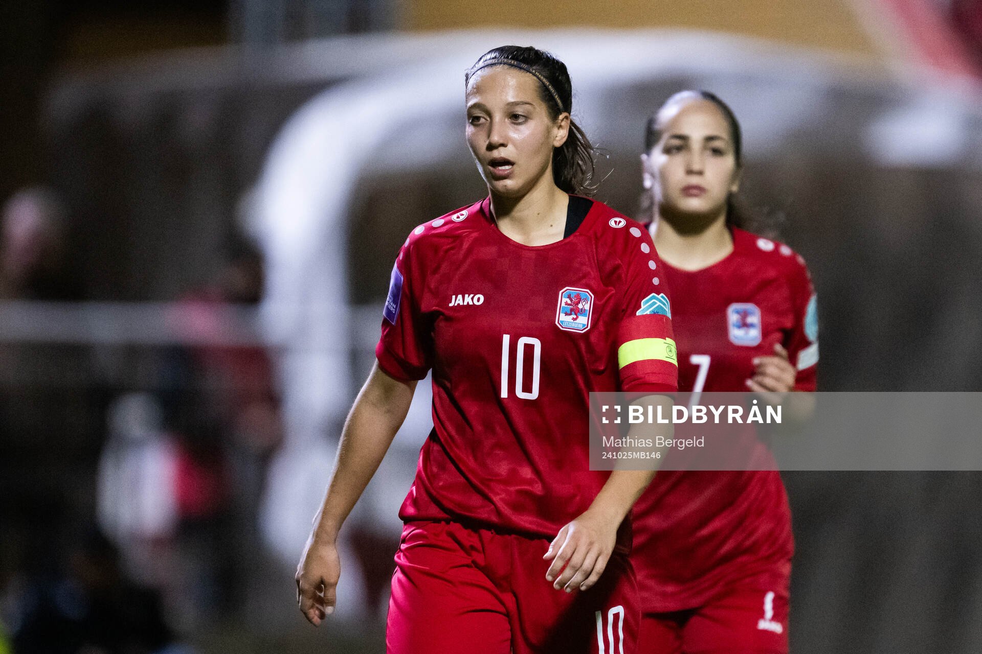Laura Miller and Joana Mourenco Magalhaes of Luxembourg