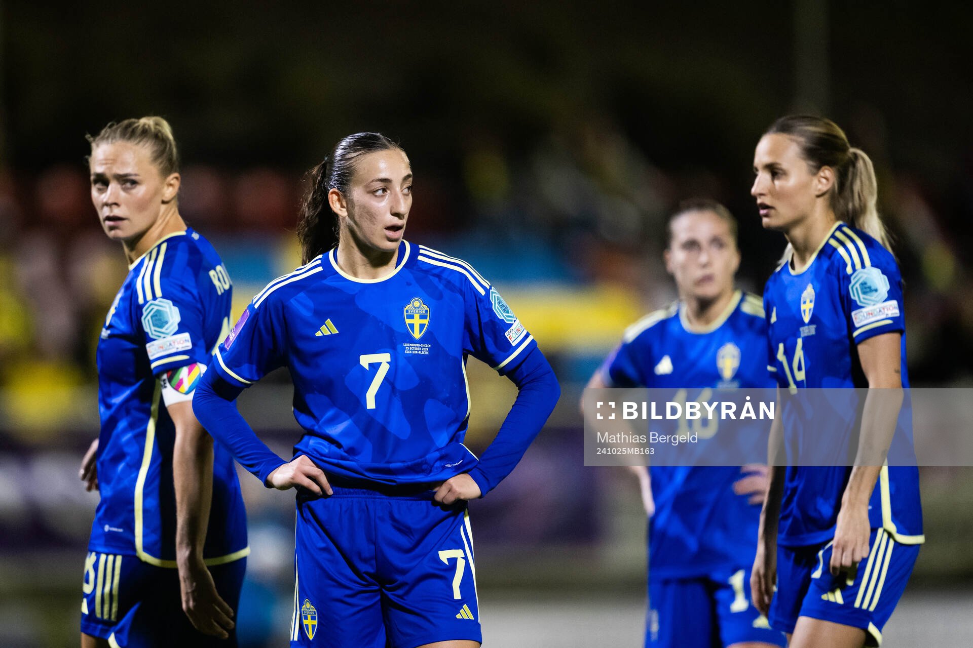 Fridolina Rolfö, Rusul Rosa Kafaji, Filippa Angeldahl and