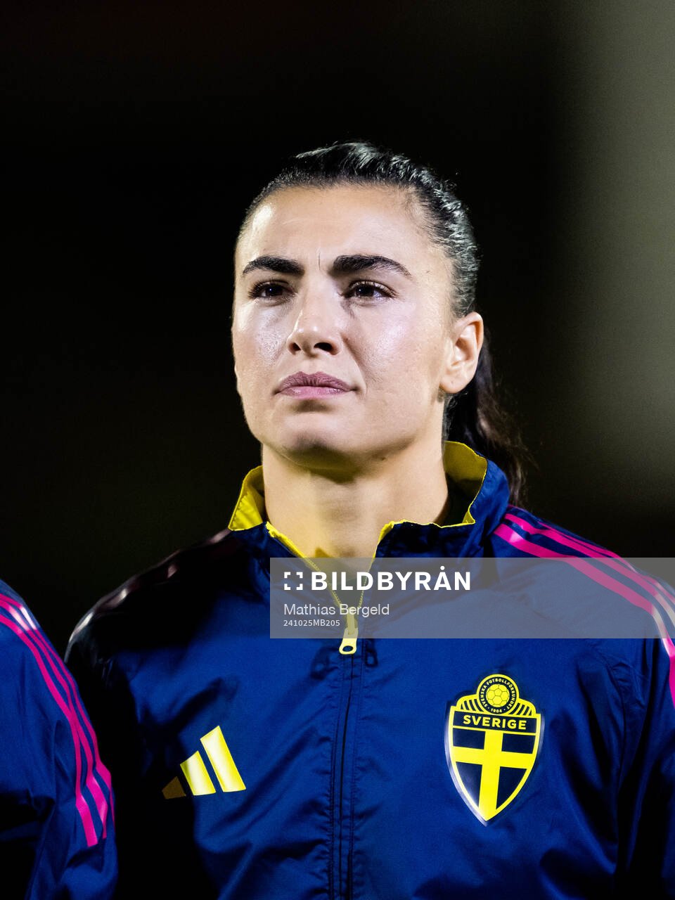 Goalkeeper Zecira Musovic of Sweden