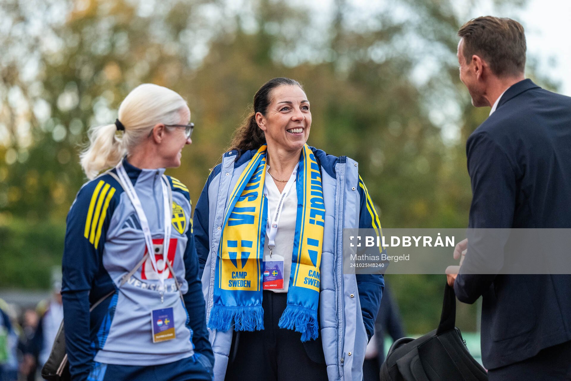 Assistant coach Victoria Sandell and Andrea Möllerberg,
