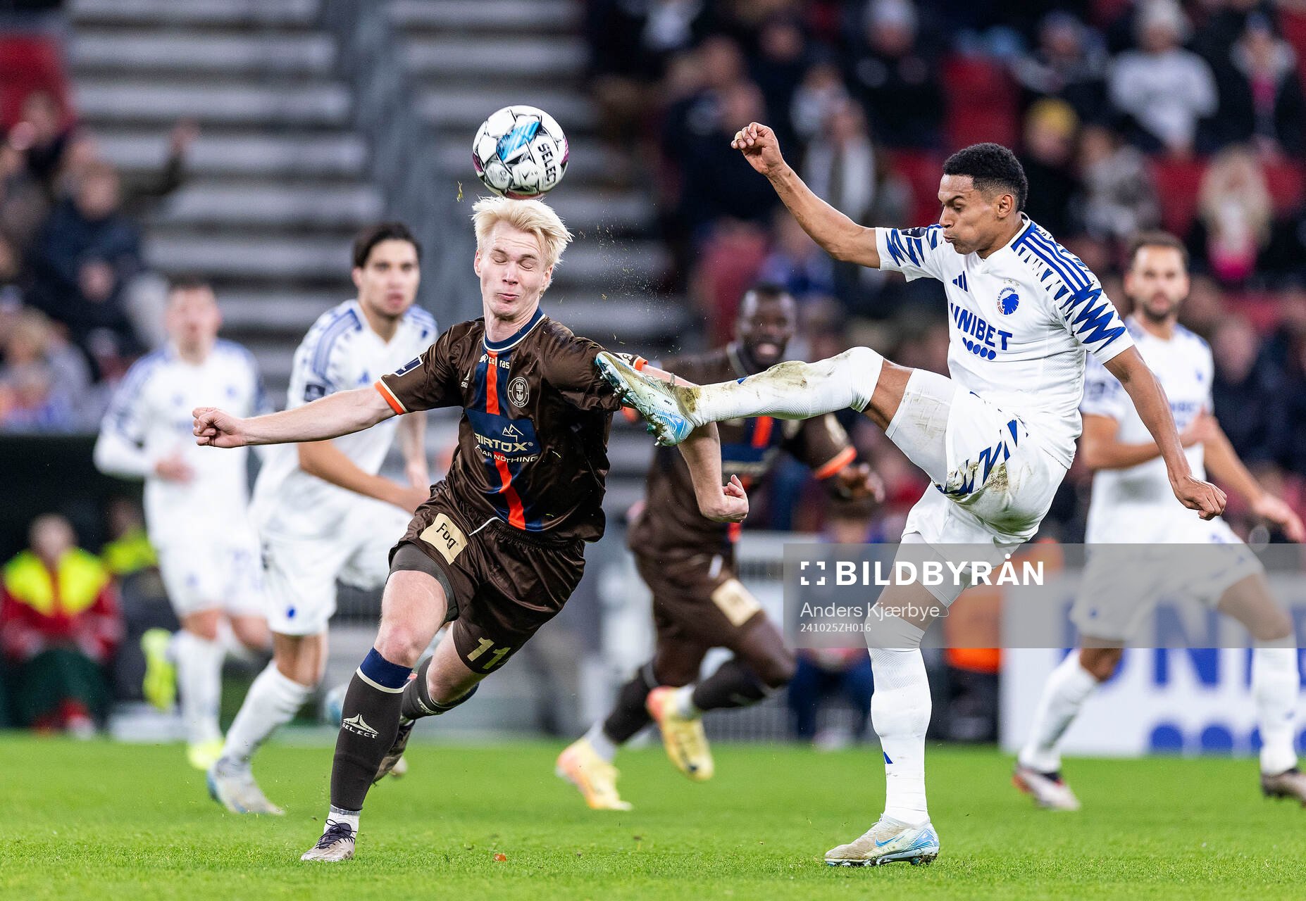 24.11.2024 - 3F Superliga at Parken Stadium in Copenhagen -