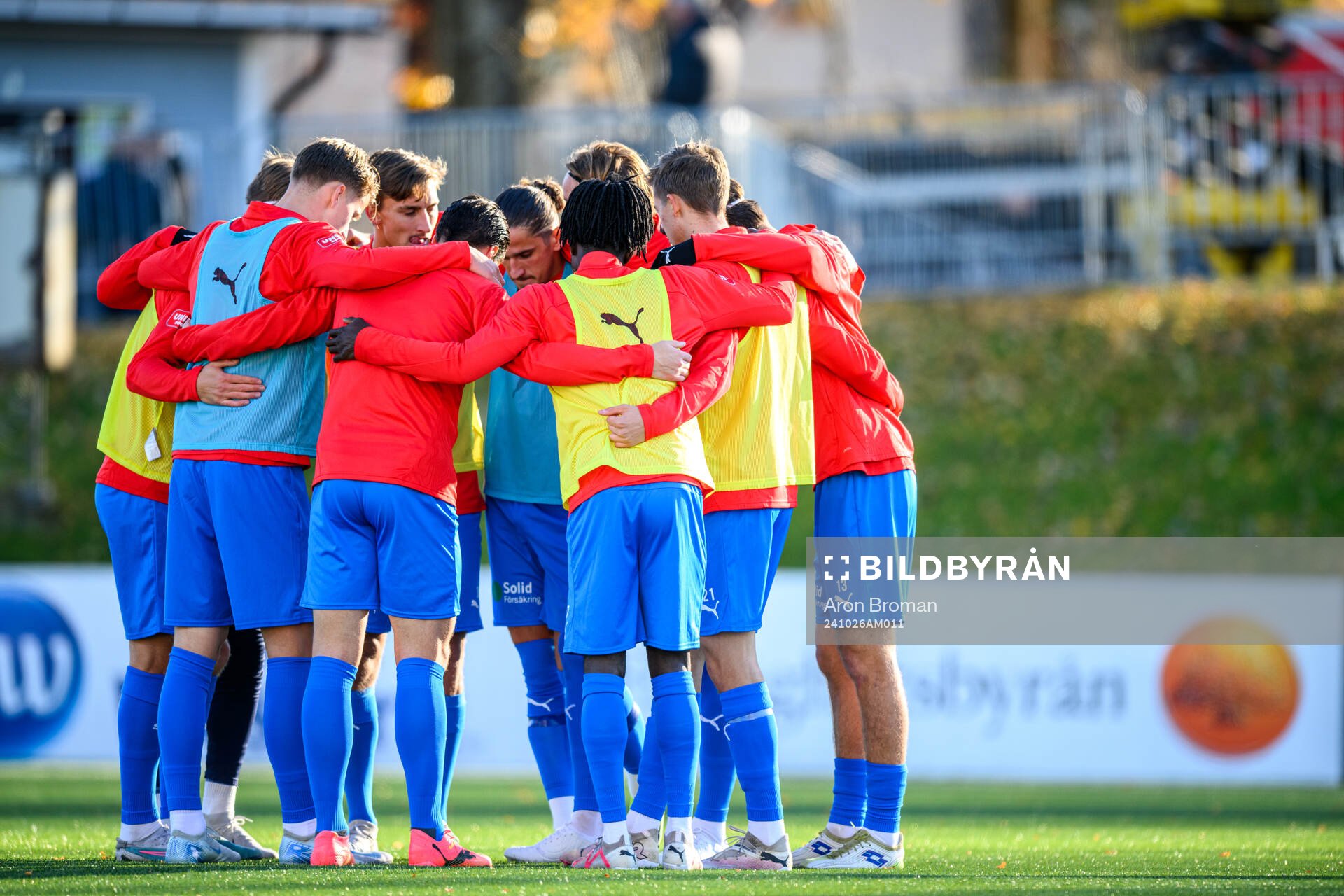 Helsingborgs spelare samlas