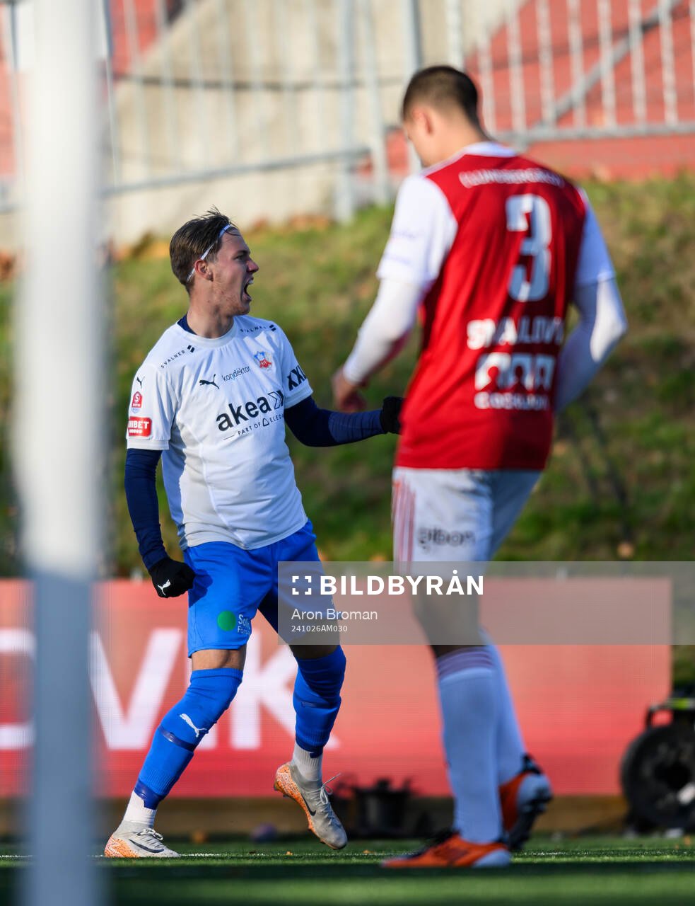 Helsingborgs Taylor Silverholt jublar