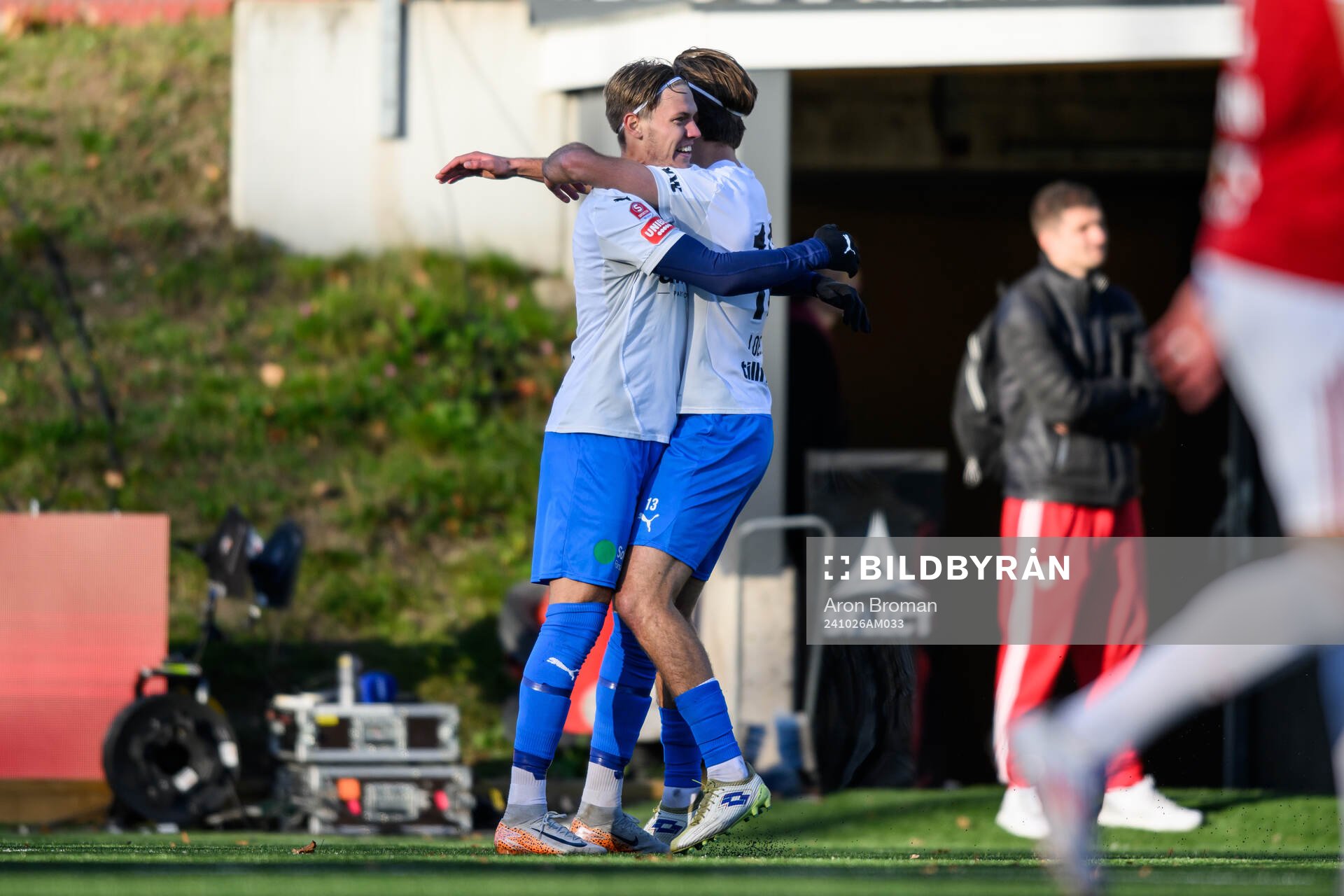 Helsingborgs Taylor Silverholt jublar