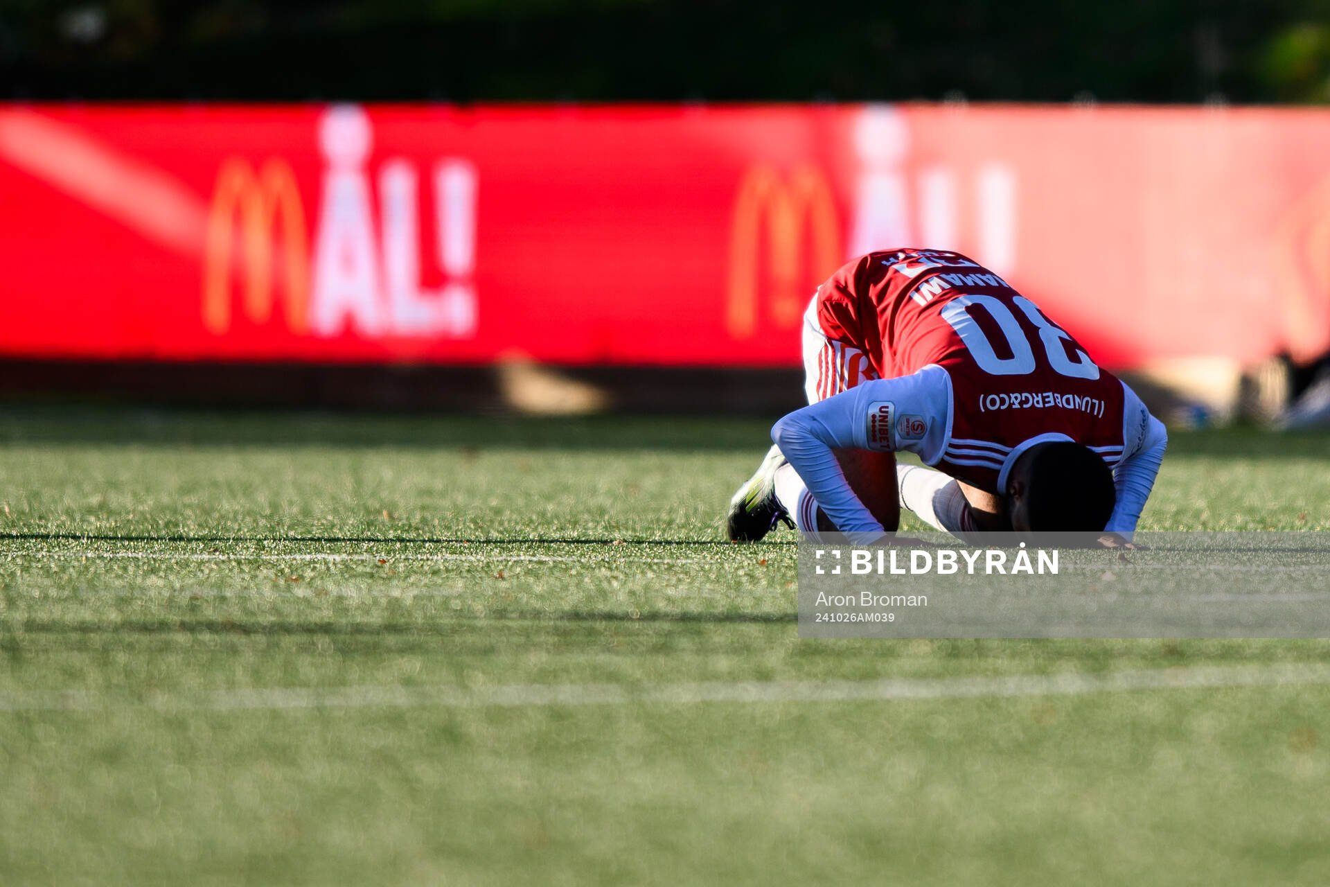Sandvikens IFs Amin Al-Hamawi jublar